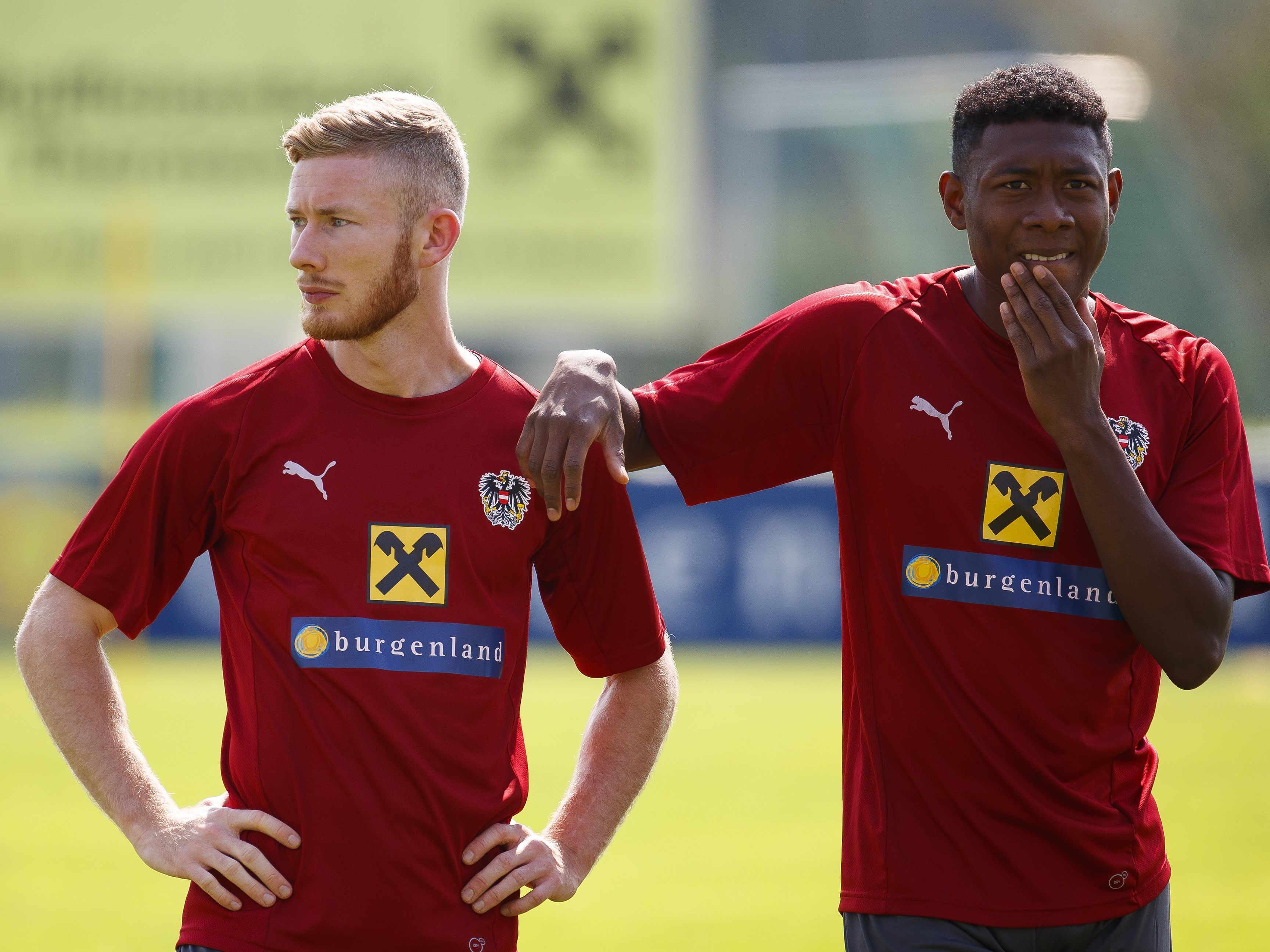 Kainz und Alaba werden bei den Spielen im September nicht dabei sein. Kainz und Alaba werden bei den Spielen im September nicht dabei sein.
