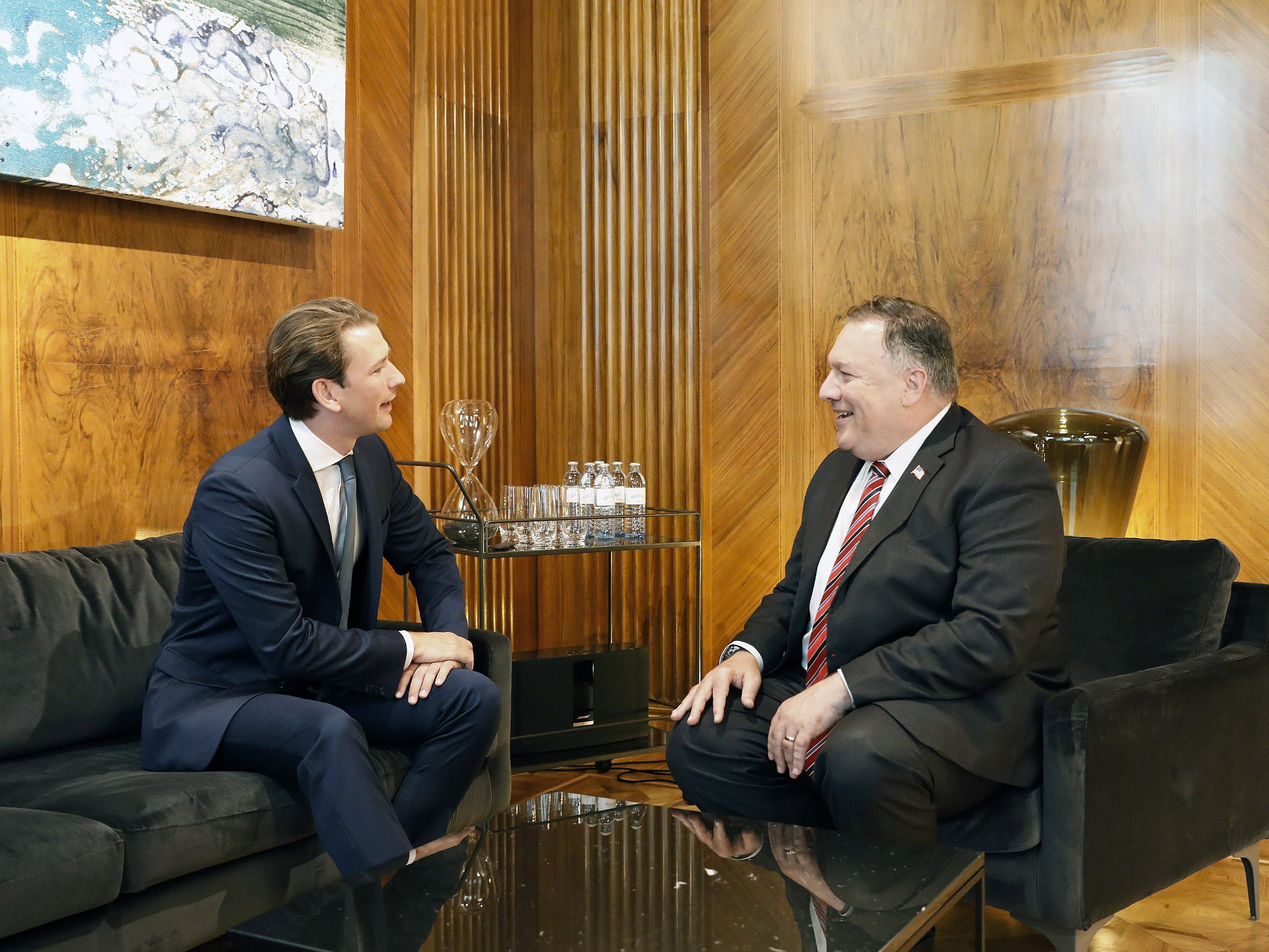 Bilaterale Beziehungen und der Kampf gegen das Coronavirus standen im Mittelpunkt des Arbeitsessens.