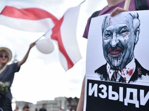 In Wien wurde vor der weißrussischen Botschaft in Wien demonstriert. In Wien wurde vor der weißrussischen Botschaft in Wien demonstriert.