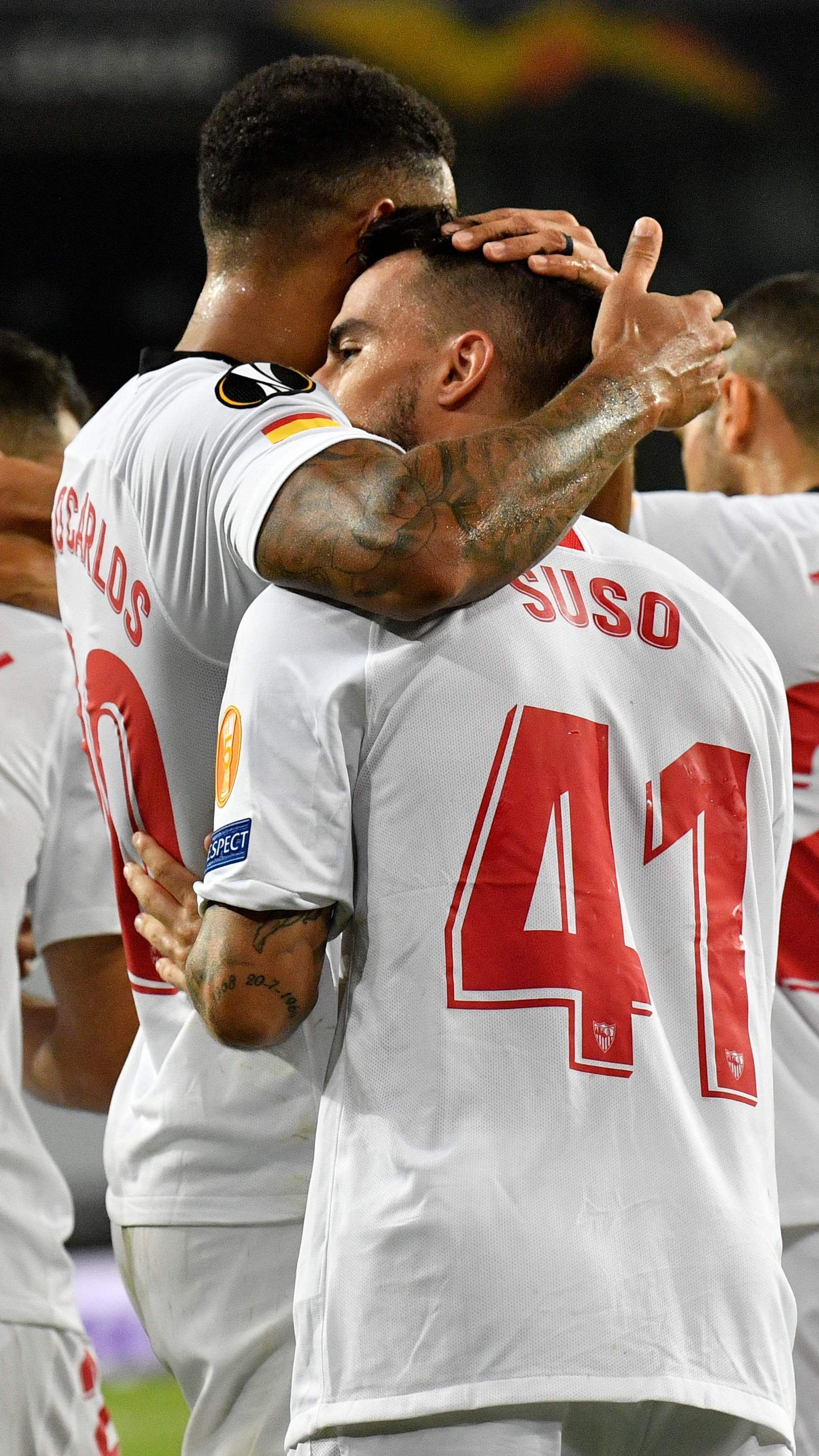 Sevilla jubelte nach einem frühen Rückstand noch über den Einzug in das EL-Finale.