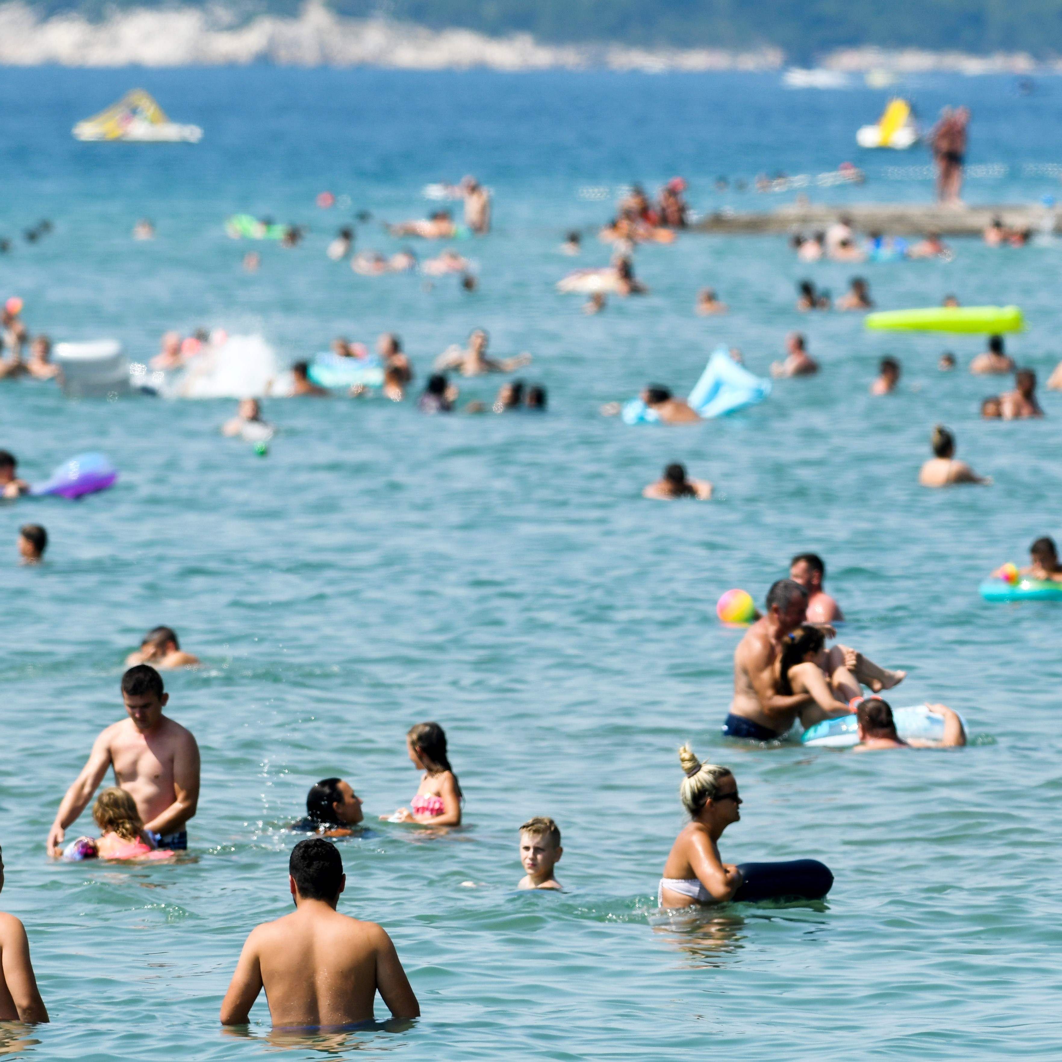 Meer bei Crikvenica, 13. August 2020