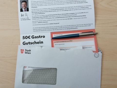 Die Caritas sagt Danke für mehr als 3.600 gespendete Gastro-Gutscheine.