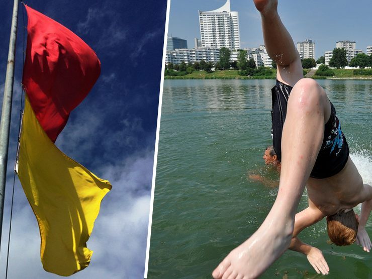 Die Stadt Wien verhängte ein Badeverbot für die Neue Donau.