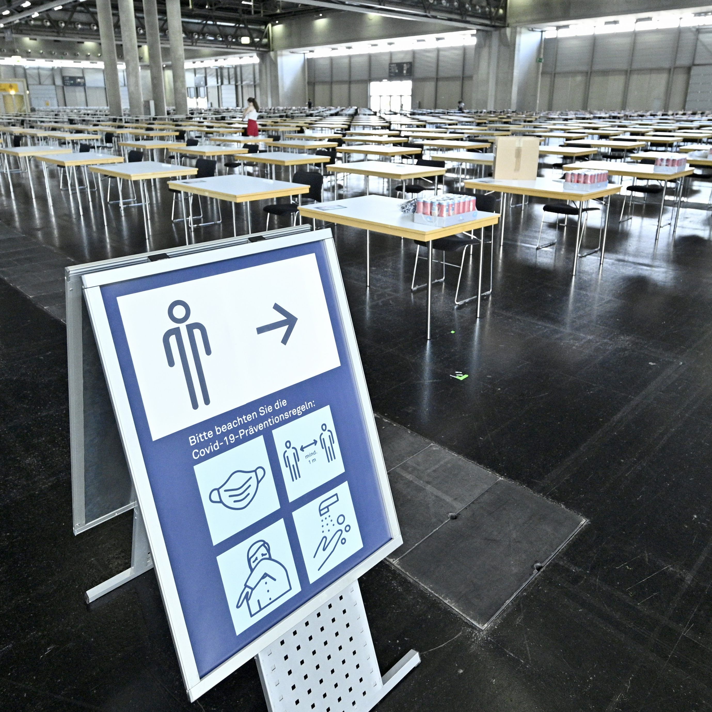 Beim Medizin-Aufnahmetest gelten strenge Corona-Vorschriften. Beim Medizin-Aufnahmetest gelten strenge Corona-Vorschriften.