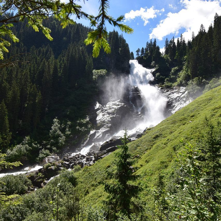 Die Krimmler Wasserfälle sind ein beliebtes Fotomotiv auf Instagram.