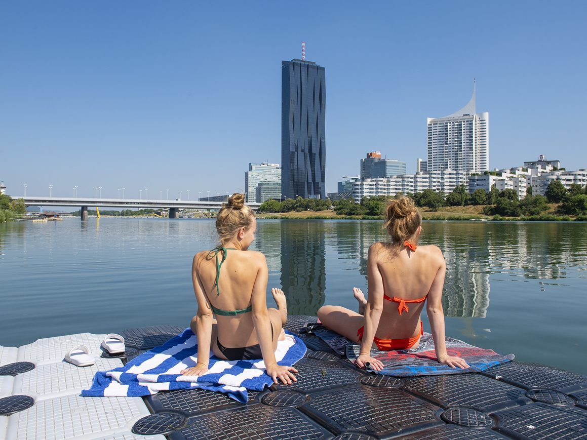 Das Badeverbot in der Neuen Donau wurde aufgehoben. Das Badeverbot in der Neuen Donau wurde aufgehoben.