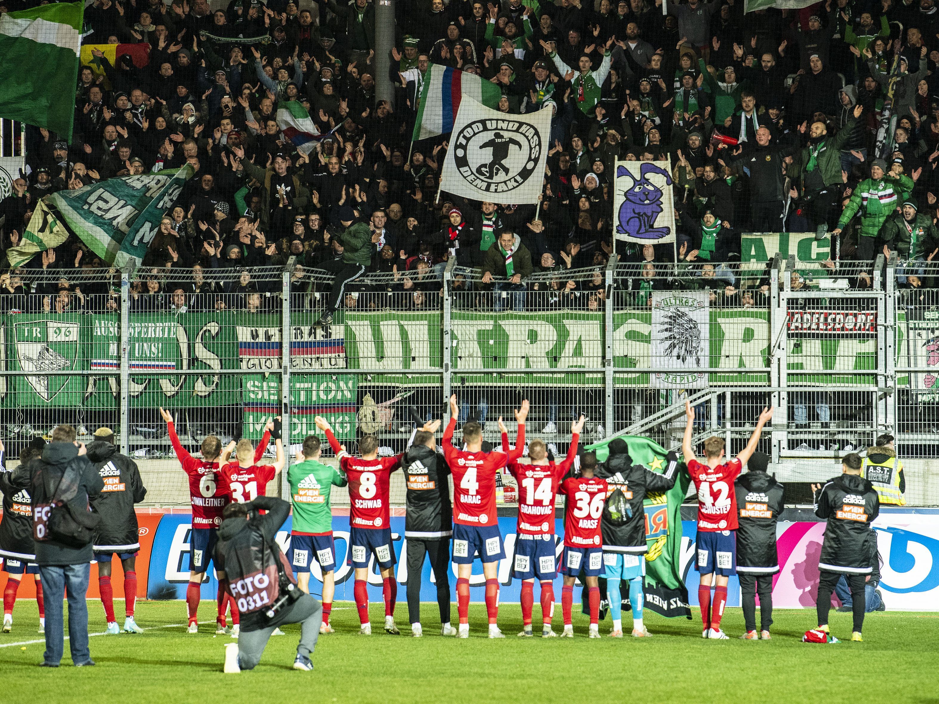 Rapid ist der beliebteste Erstliga-Club.