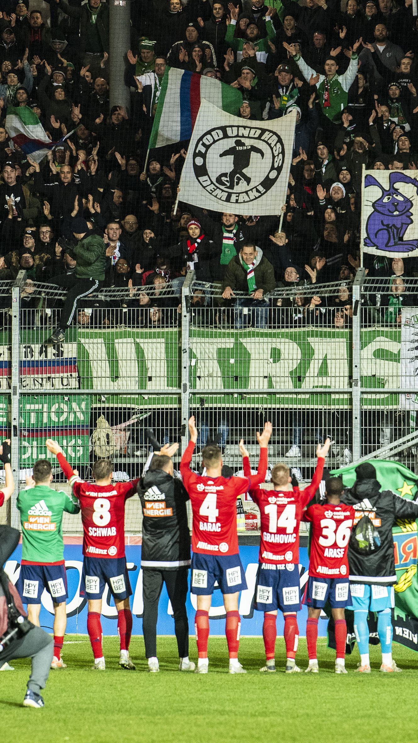 Rapid ist der beliebteste Erstliga-Club.
