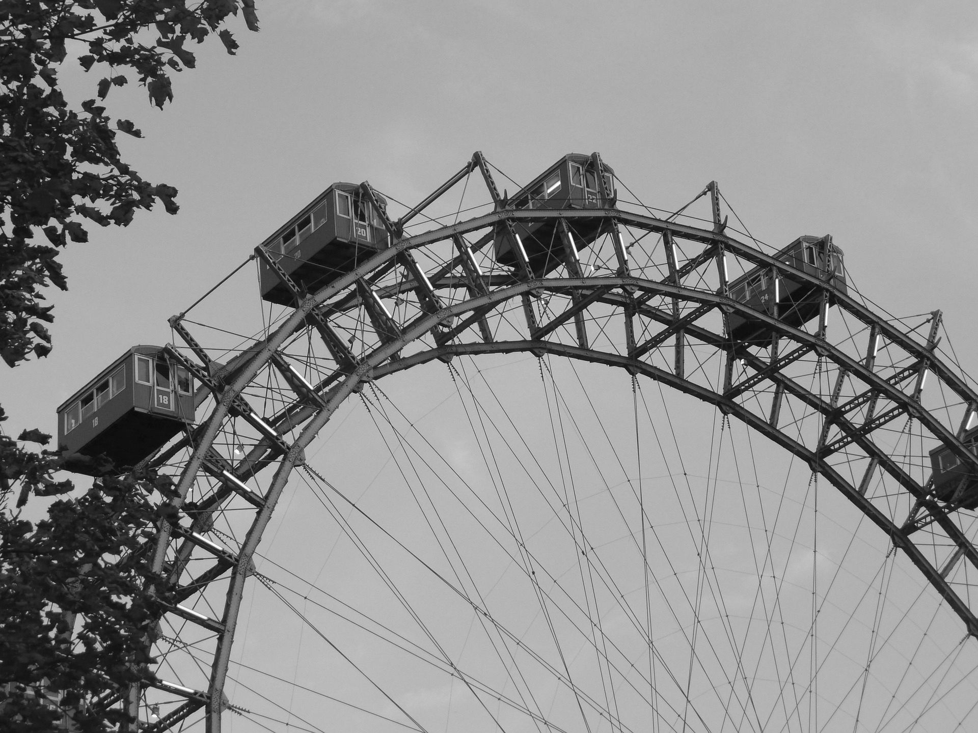 Die Berühmte Szene in einer Gondel des Wiener Riesenrads wurde zum größten Teil in London gedreht.