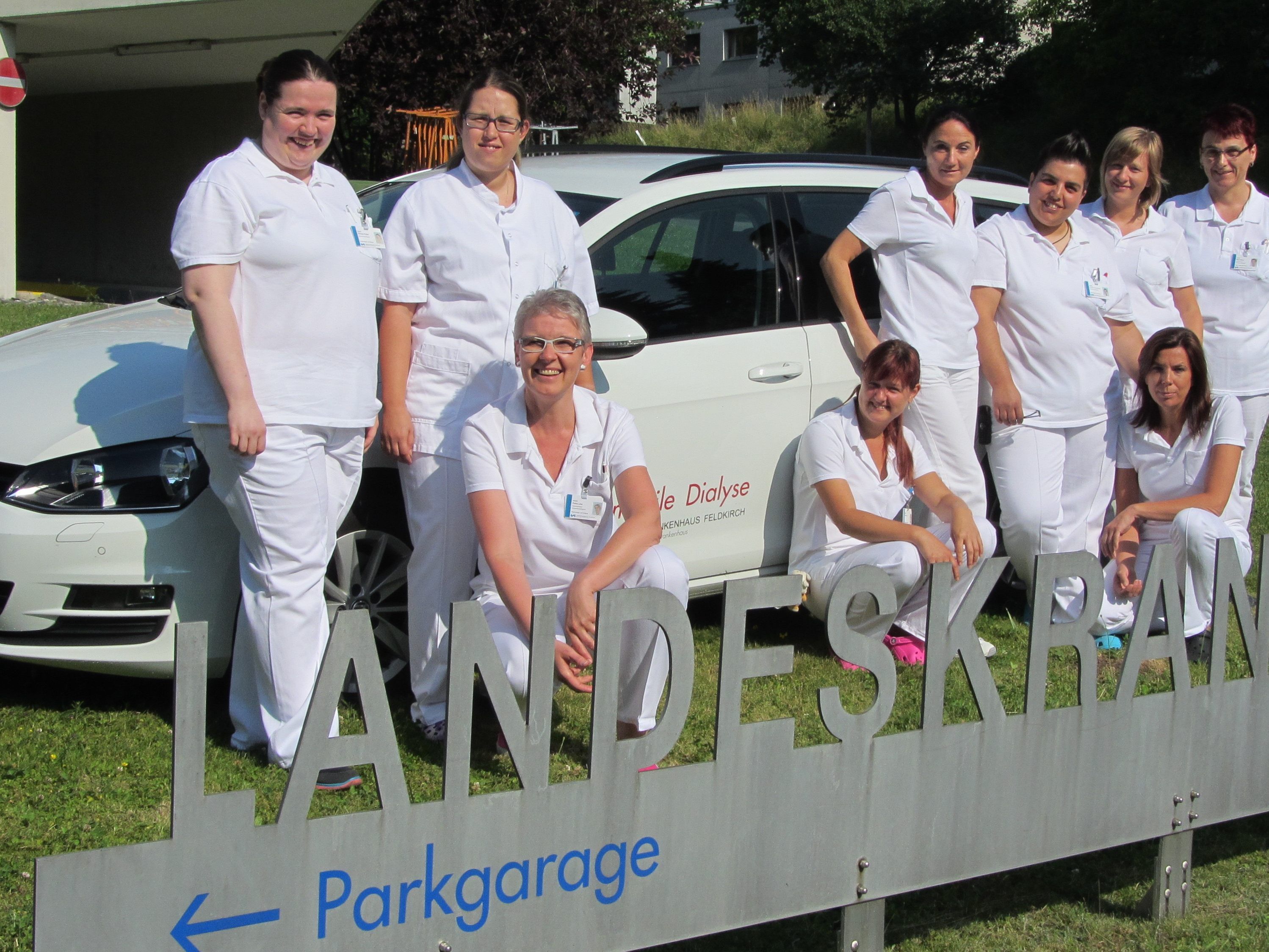 Das Team der mobilen Dialyse aus dem LKH Feldkirch