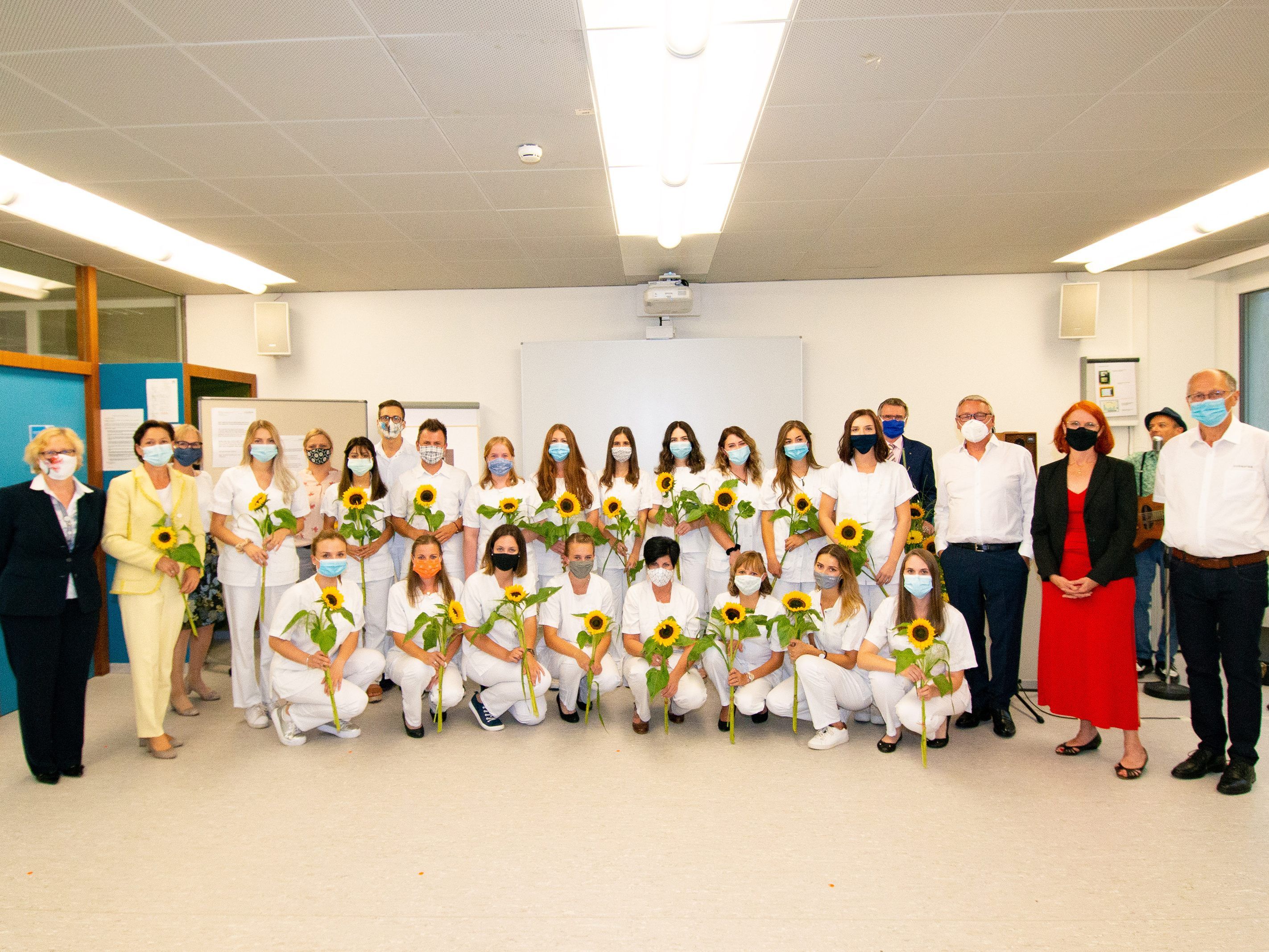 Diplomfeier der Pflegeschule Unterland.