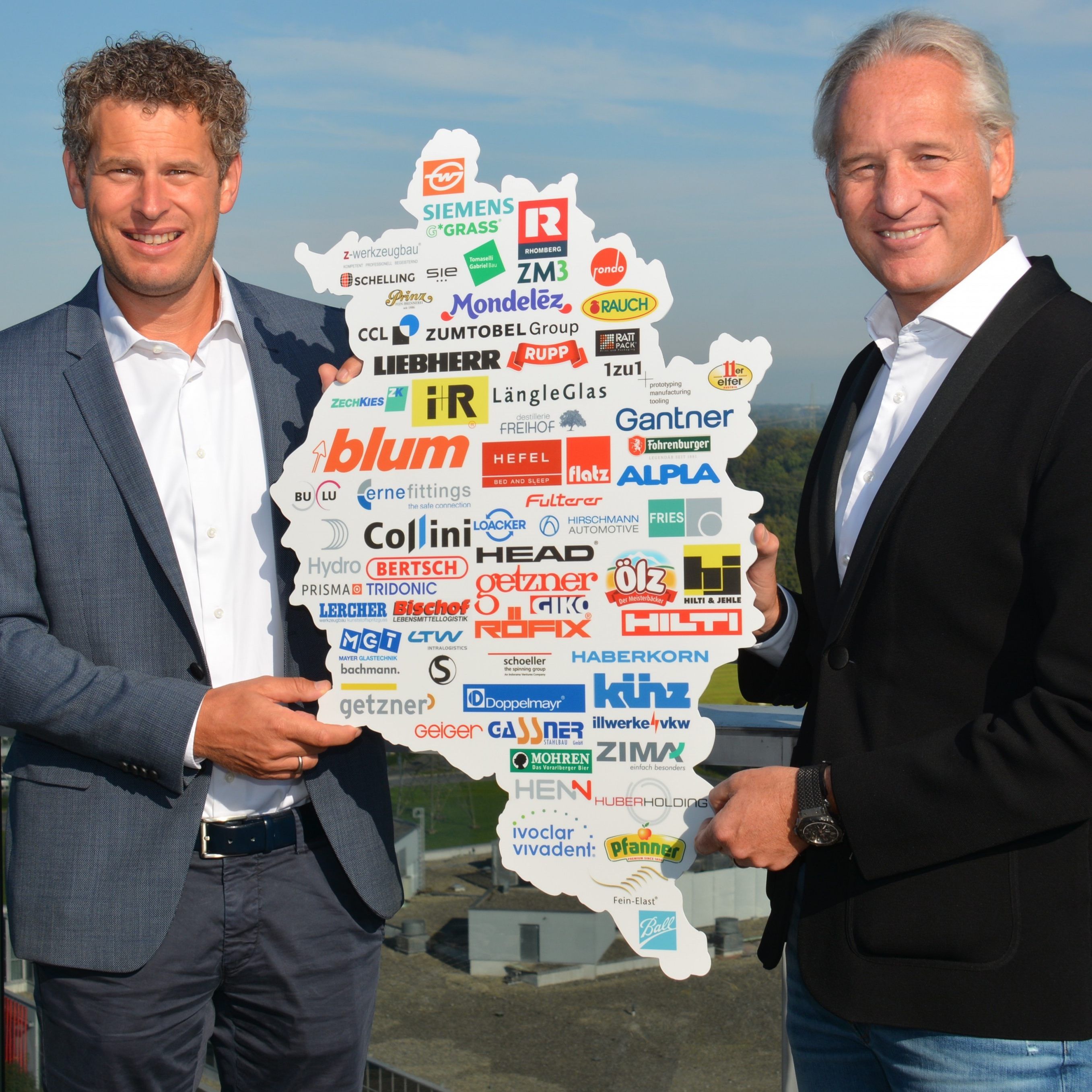 Comploj und Ohneberg mit Vorarlbergkarte