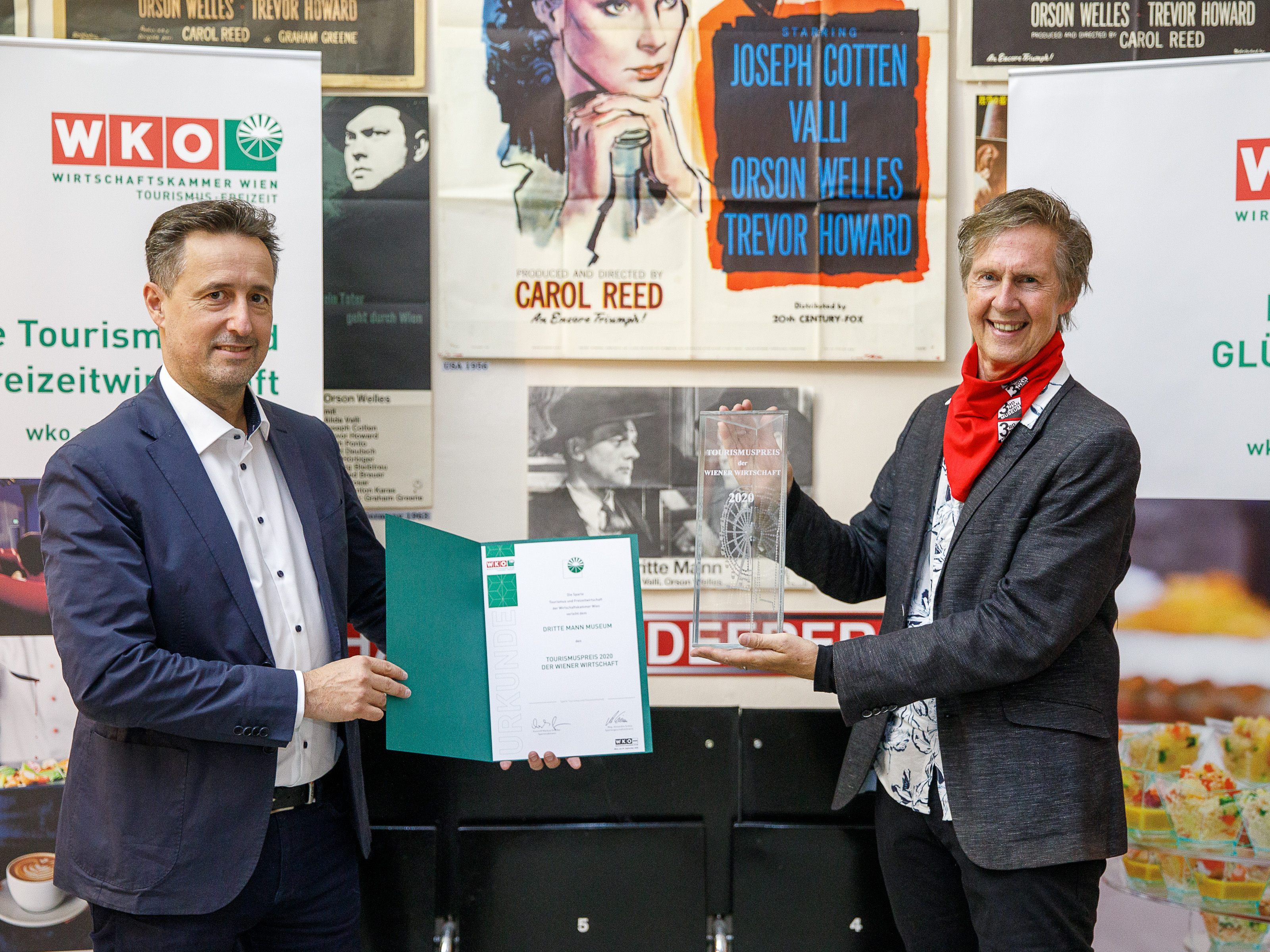 Das Dritte Mann Museum erhält den Tourismuspreis 2020.