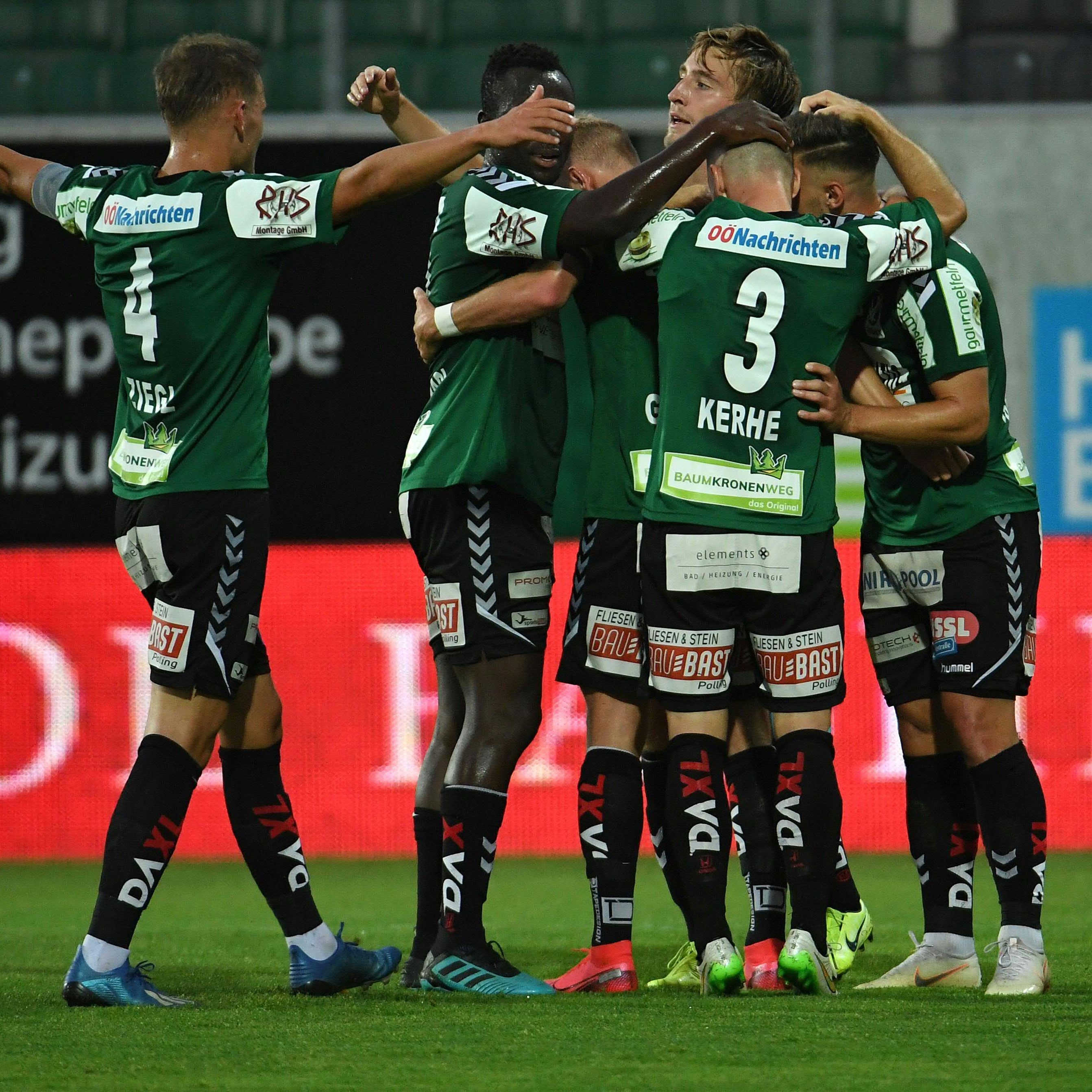 LIVE-Ticker zum Spiel SV Ried gegen WSG Tirol ab 14.30 Uhr.
