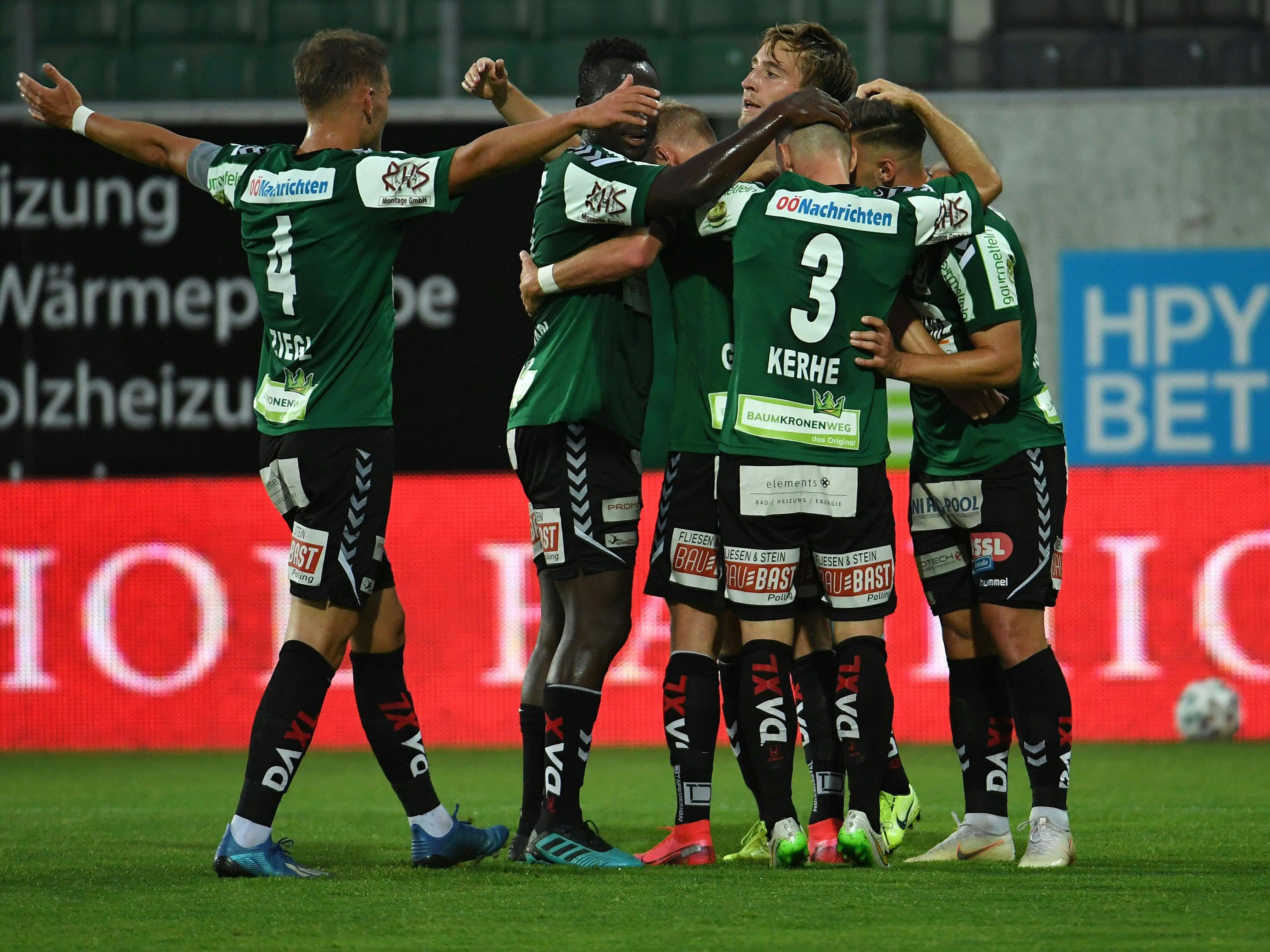 LIVE-Ticker zum Spiel SV Ried gegen WSG Tirol ab 14.30 Uhr.