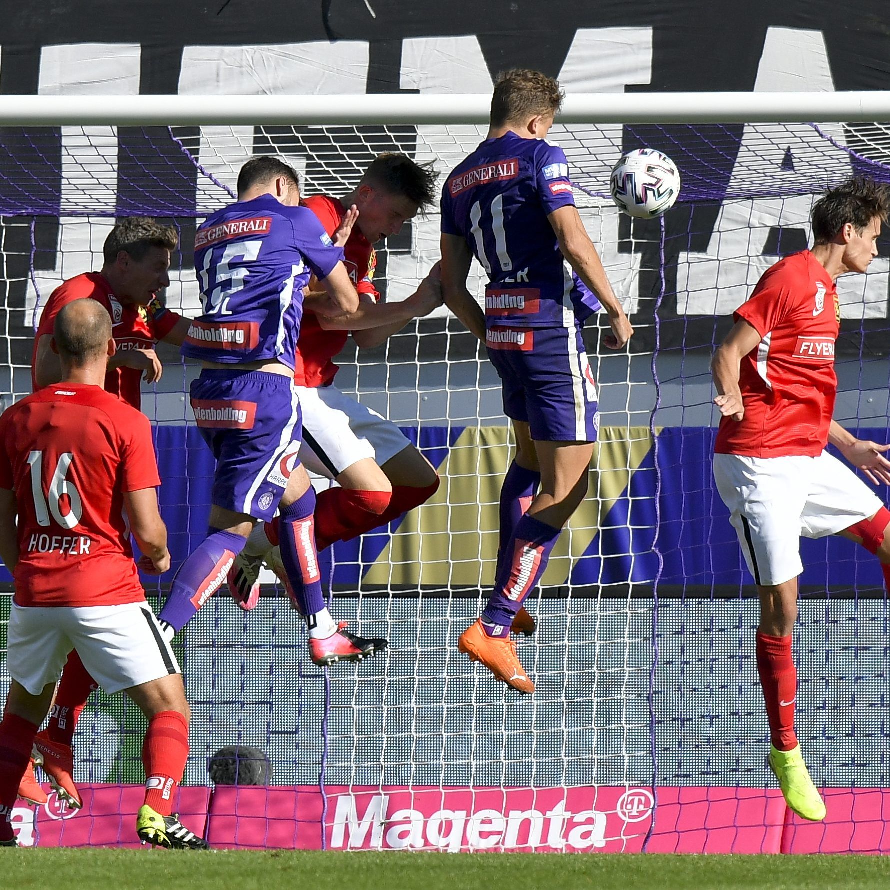 Austria Wien und die Admira trennten sich am Sonntag mit 2:2.