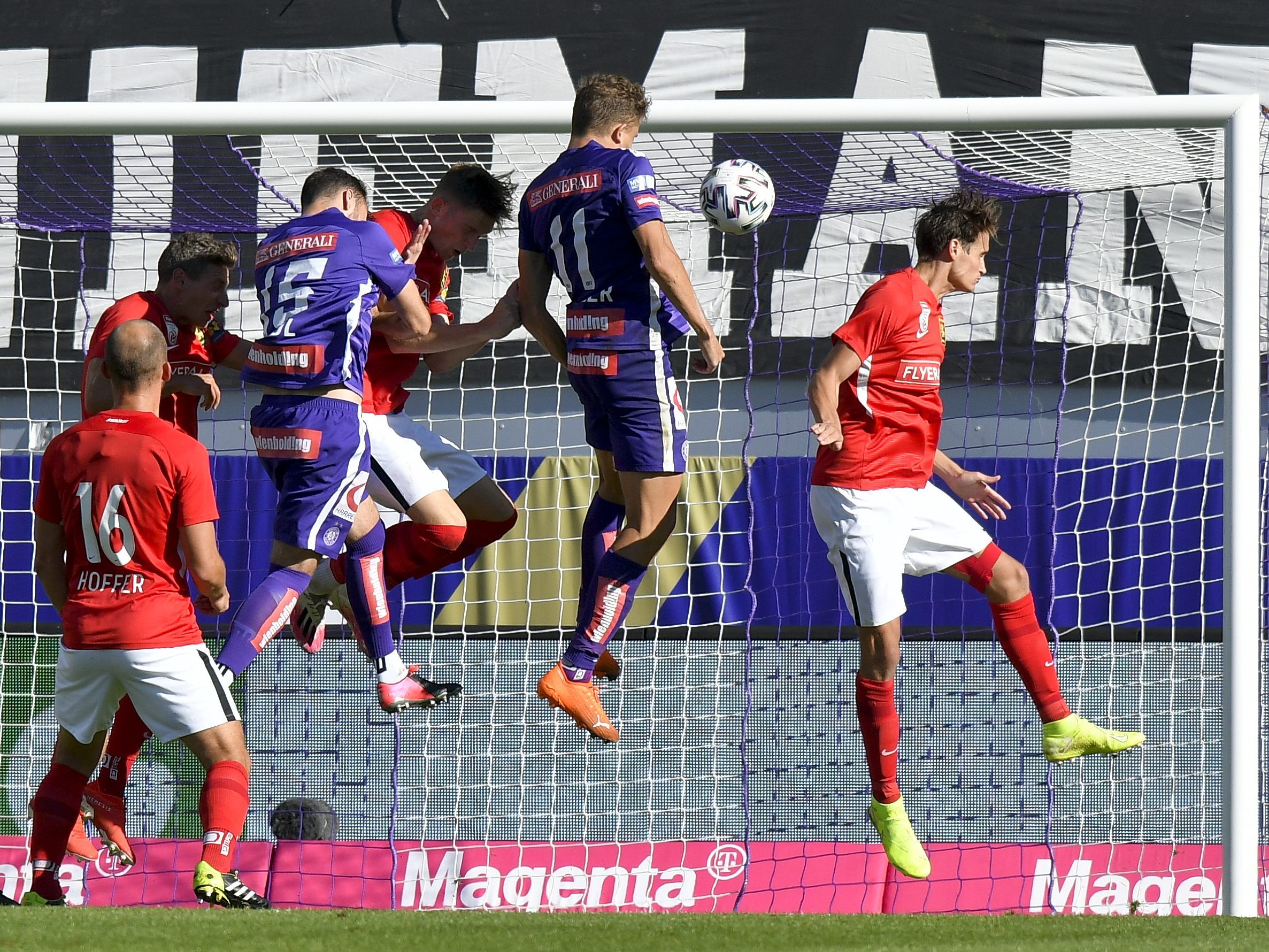 Austria Wien und die Admira trennten sich am Sonntag mit 2:2.