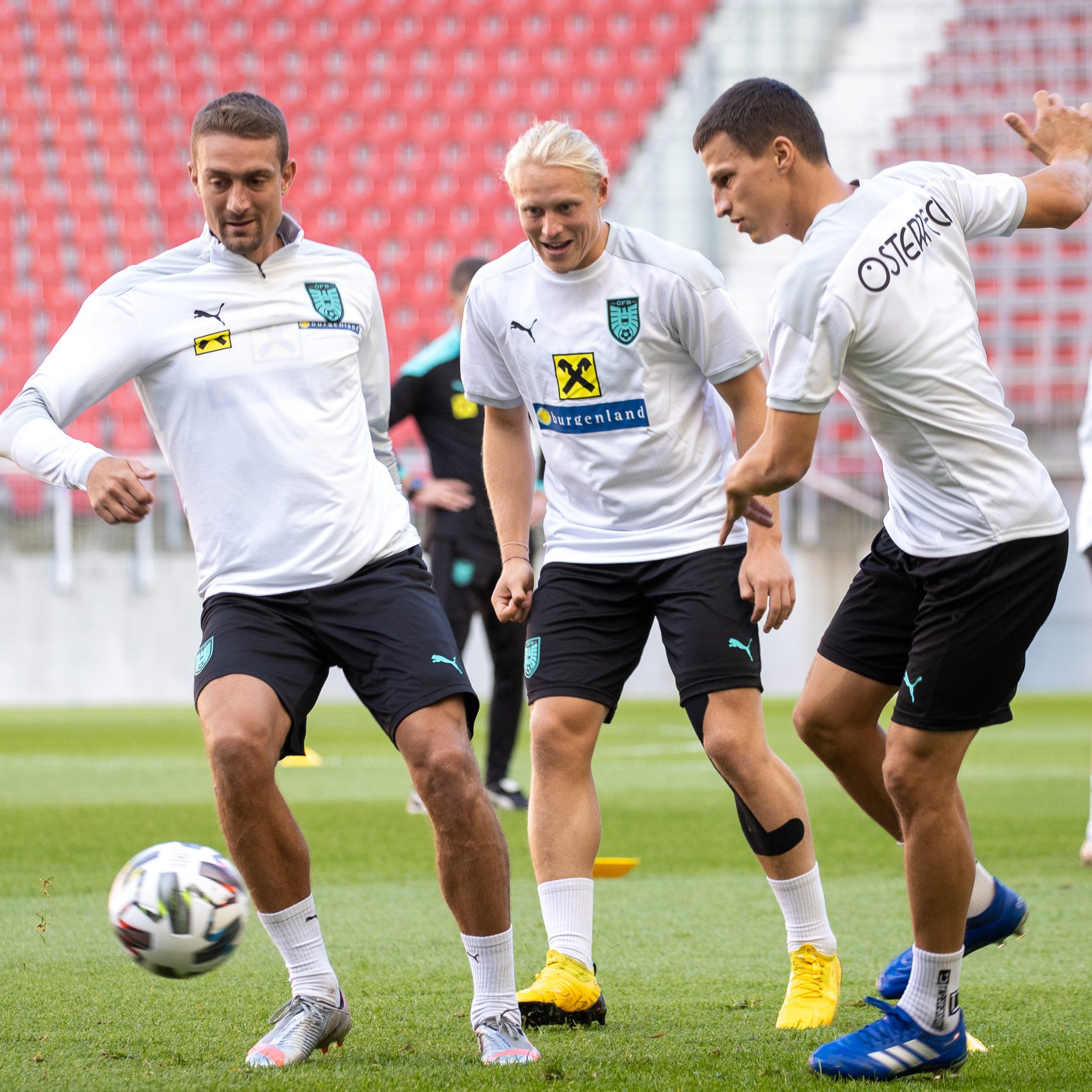 v.l. Stefan Ilsanker, Xaver Schlager, Stefan Lainer