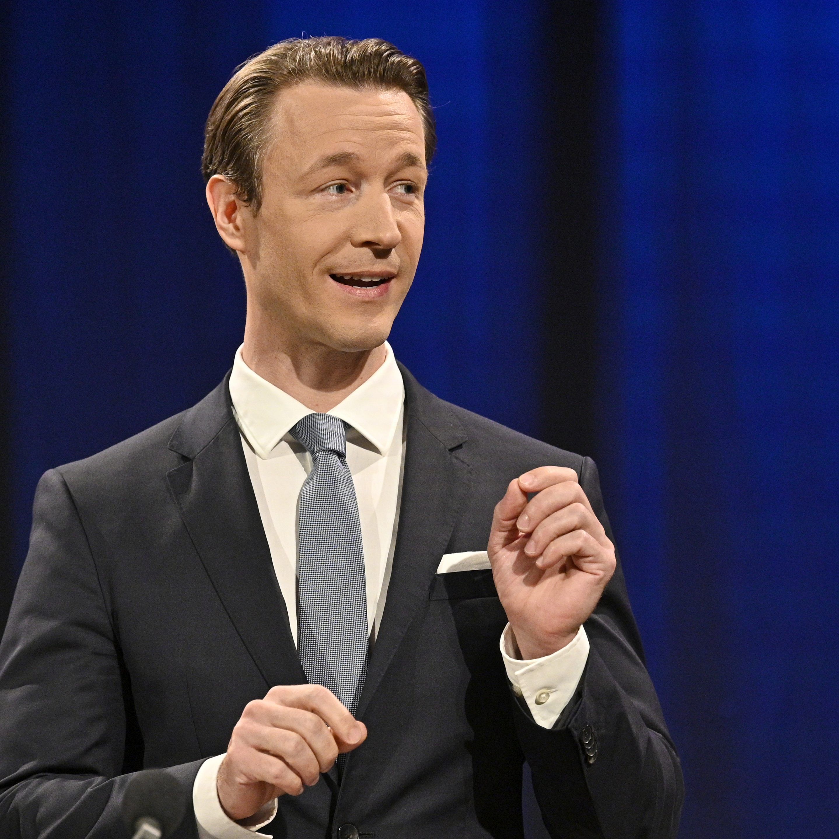 Finanzminister Gernot Blümel (ÖVP) präsentierte die OGM-Studie zur Steuerreform.