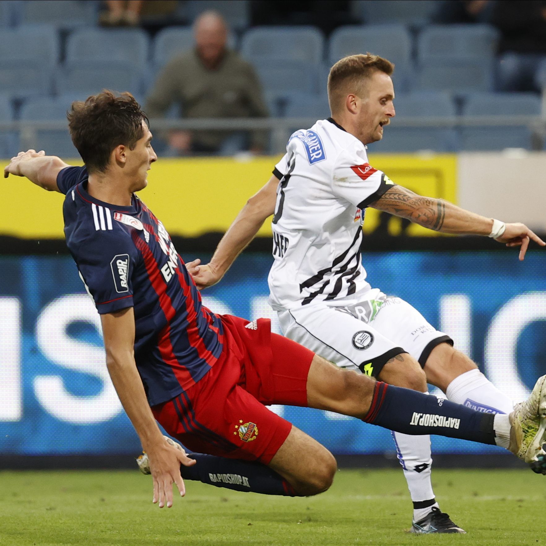Im Match zwischen Sturm Graz und Rapid kam es zu einem Unentschieden.