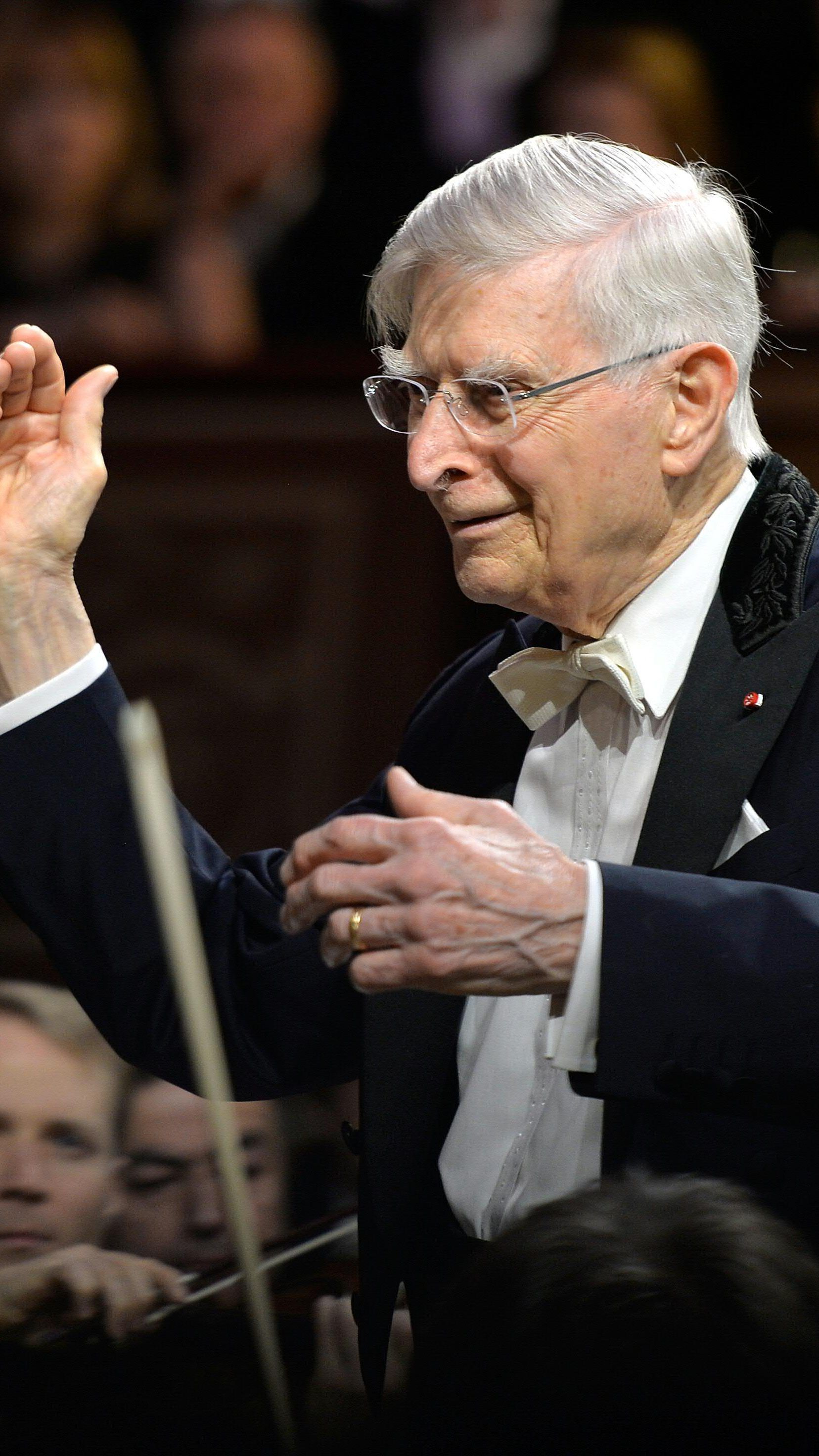 Die Wiener Philharmoniker haben für 2020 noch einige Konzerte fixiert - darunter gleich mehrere mit dem 93-jährigen Herbert Blomstedt am Pult.