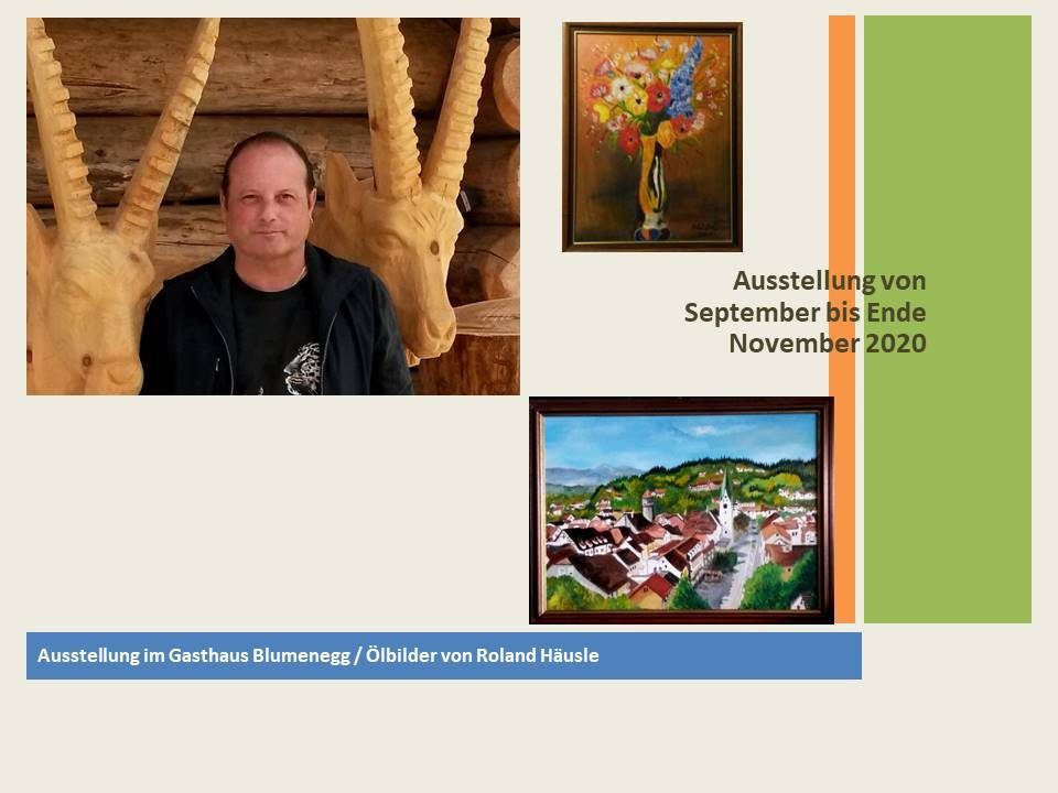 Ausstellung Gasthaus Blumenegg