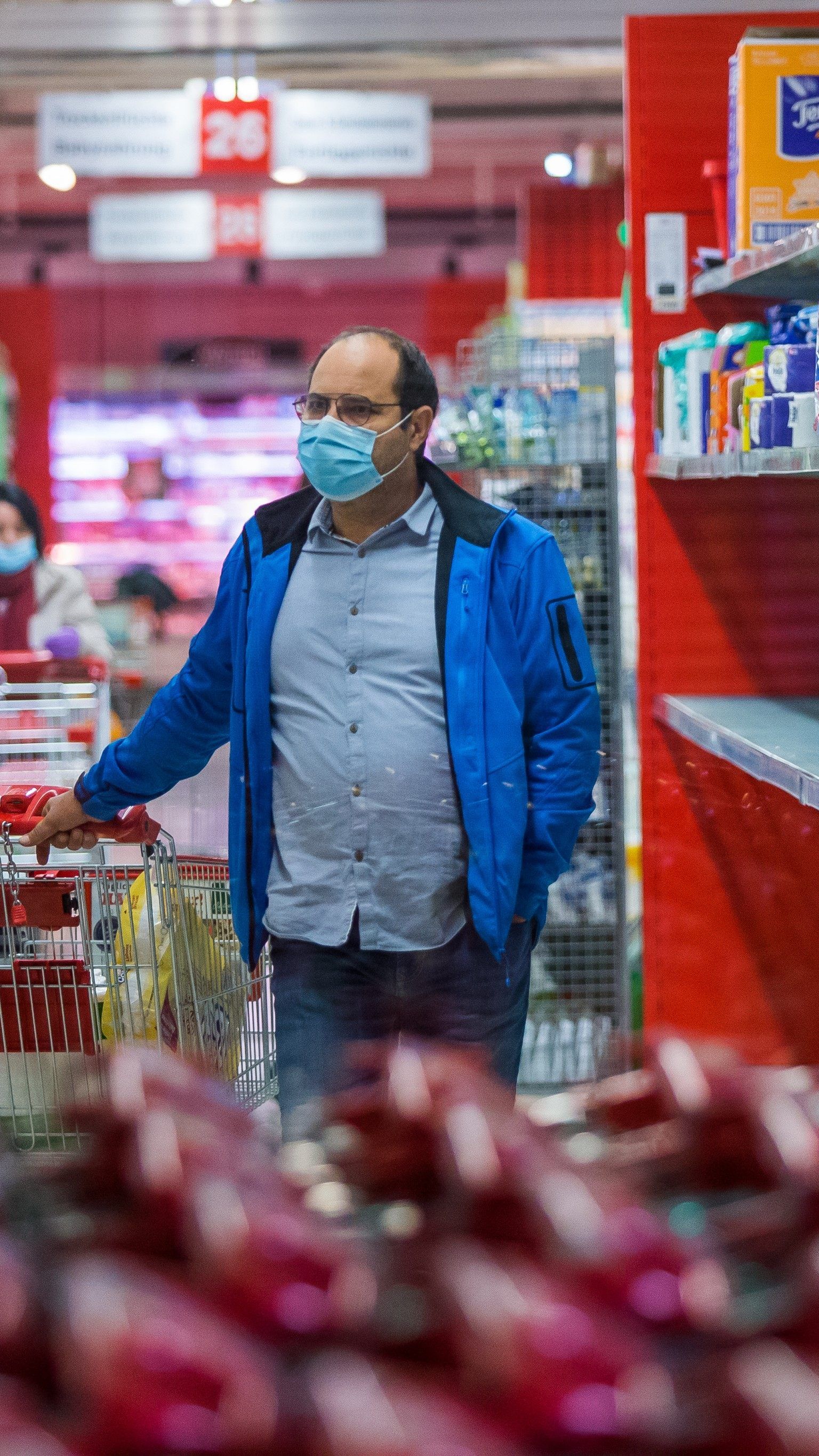 Die Corona-Krise ließ in den Supermärkten die Kassen klingeln.