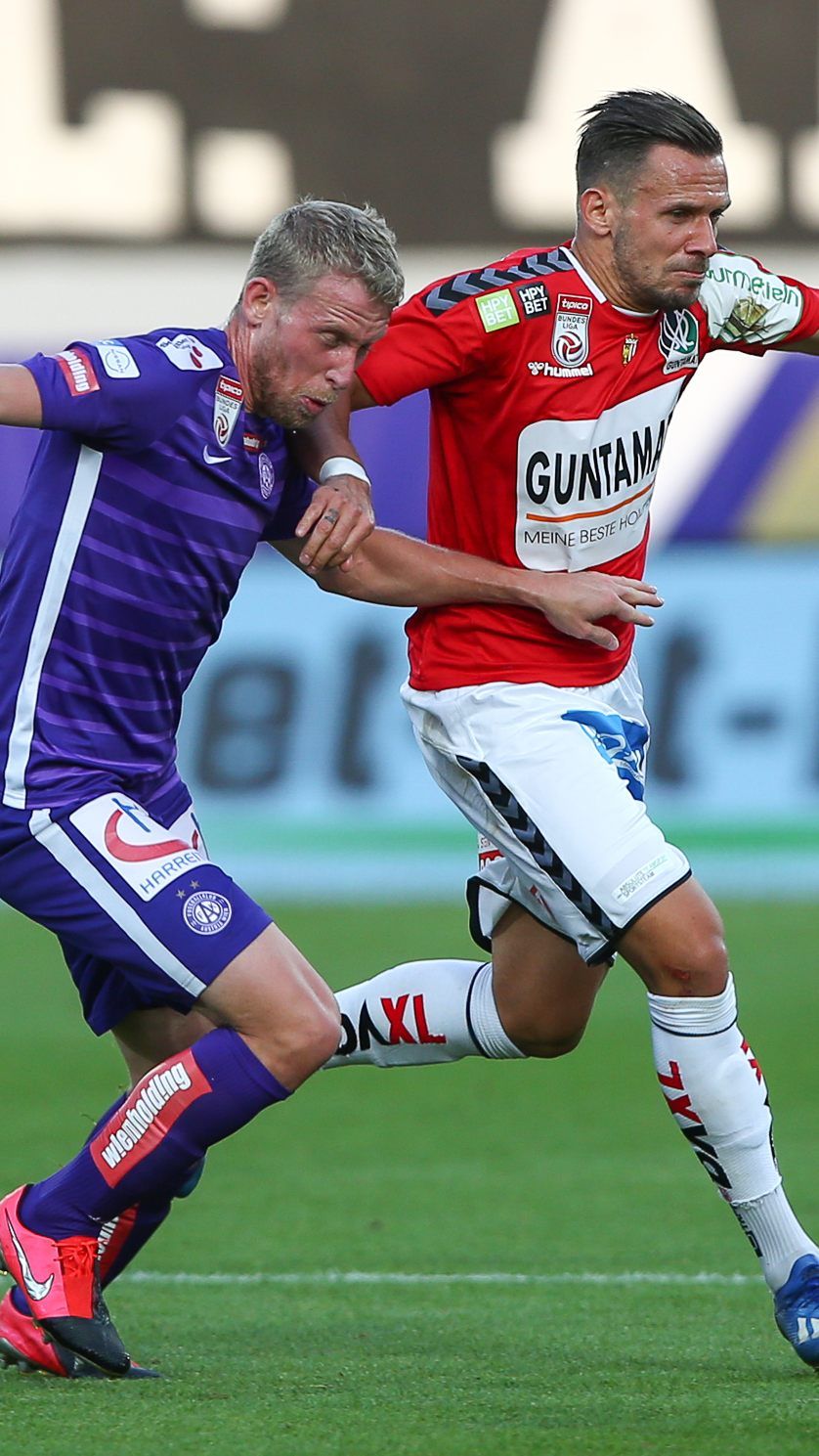 Die Austria Wien konnte sich mit zwei Elfmetern den Sieg gegen SV Ried sichern.