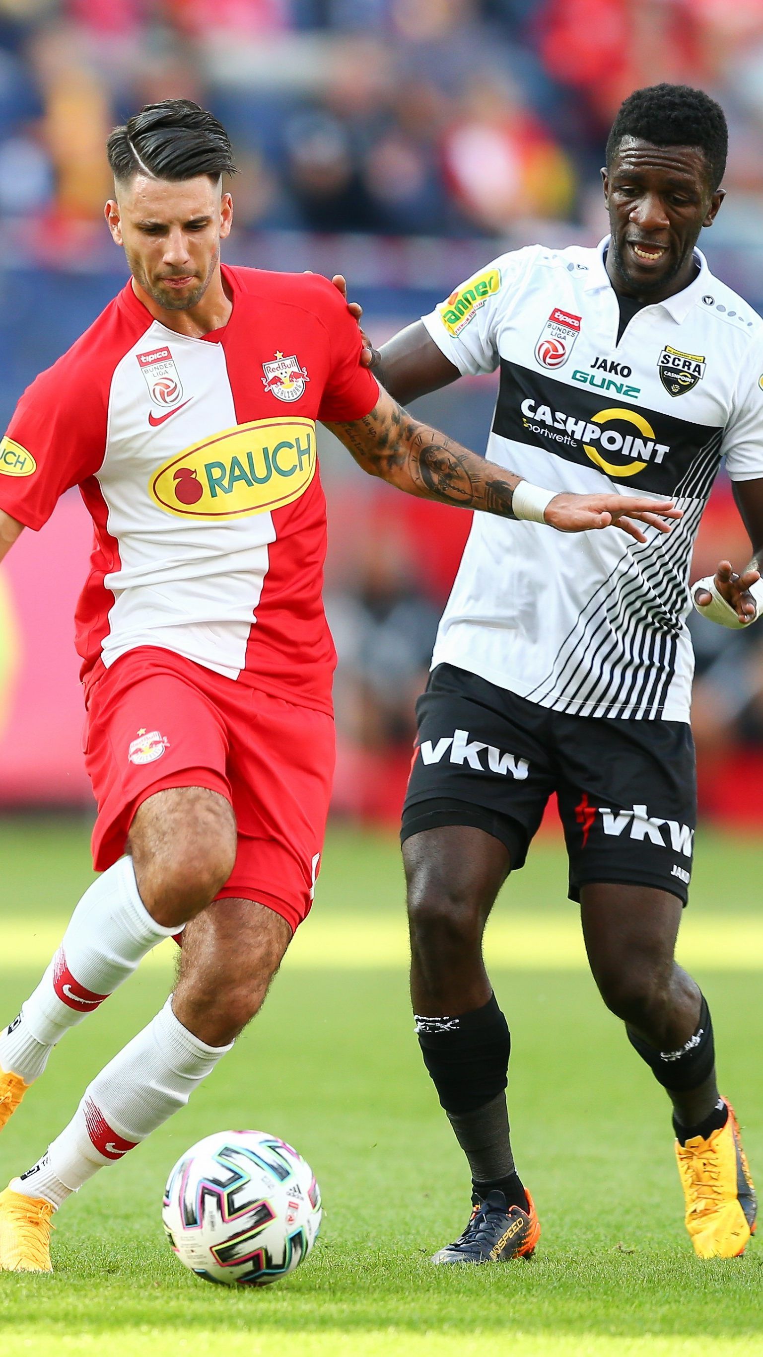 Oum Gouet und Co. hatten trotz Überzahl keine Chance gegen den Serienmeister Salzburg.