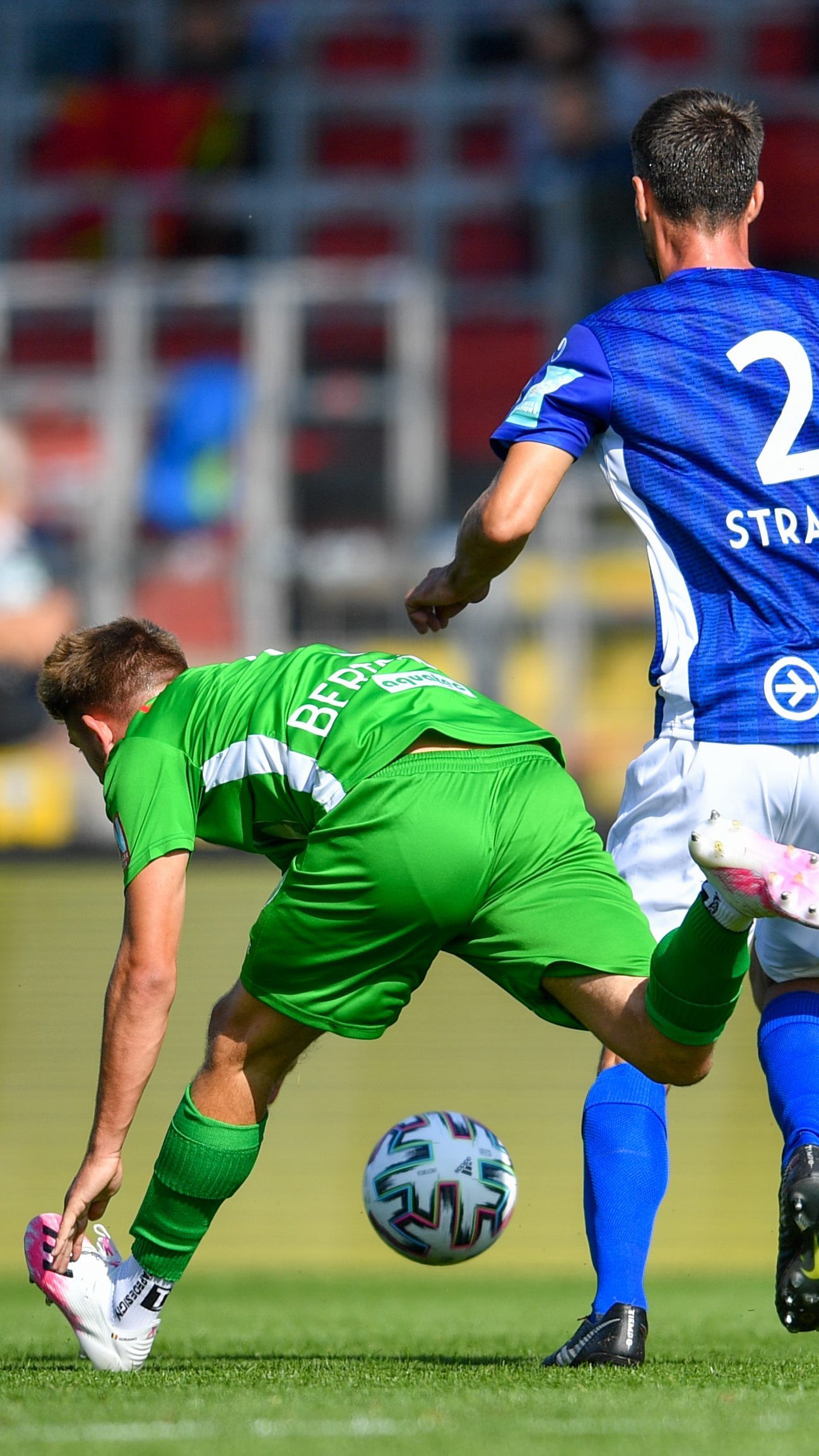 Die Lustenauer kamen heute vor allem defensiv zu oft ins straucheln.