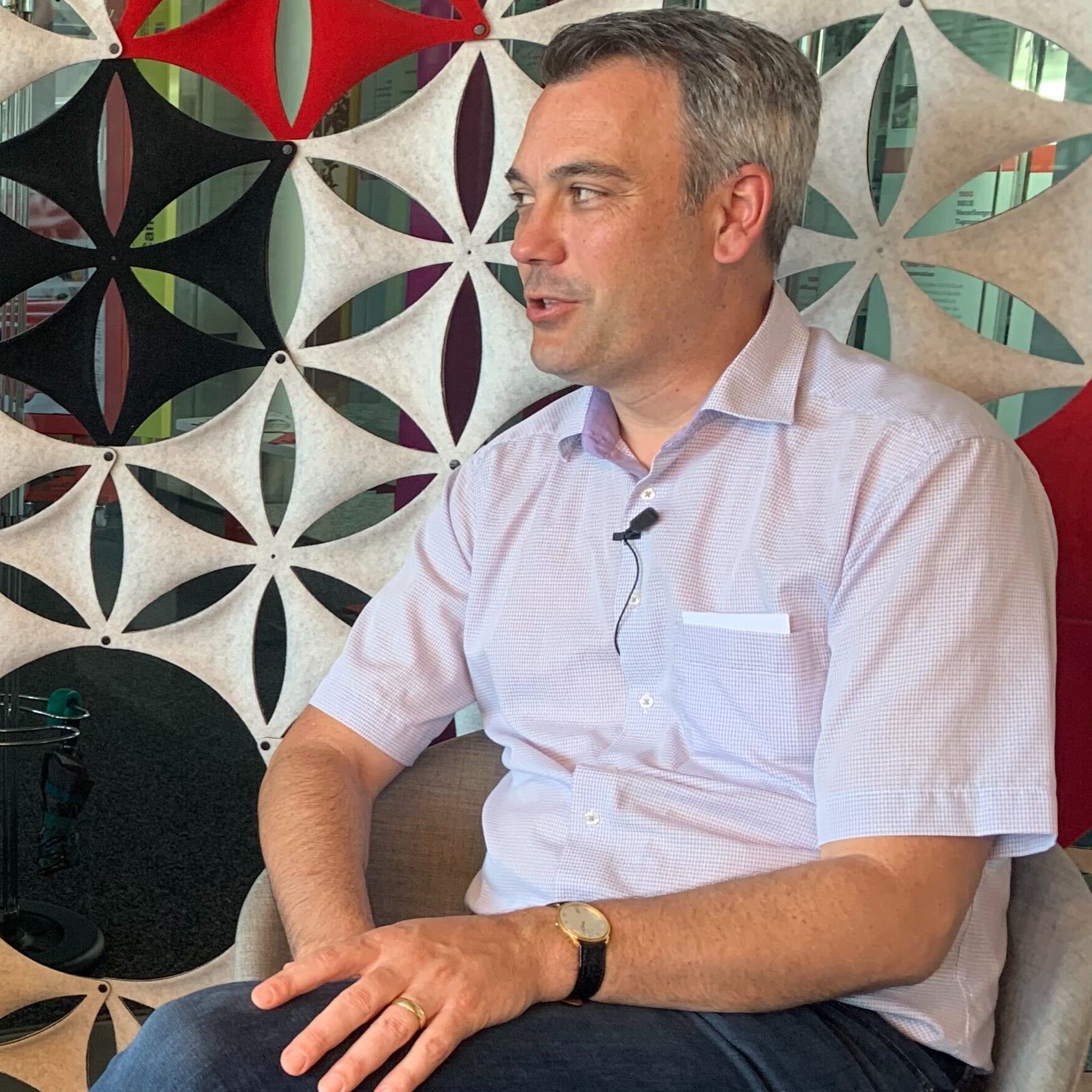 VVV-Geschäftsführer Christian Hillbrand (r.) im talk mit VOL.AT-Chefredakteur Marc Springer