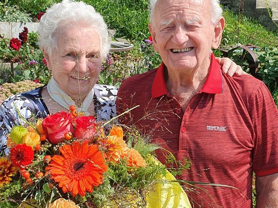 Irma und Albert sind ein 60-jähriges Jubelpaar