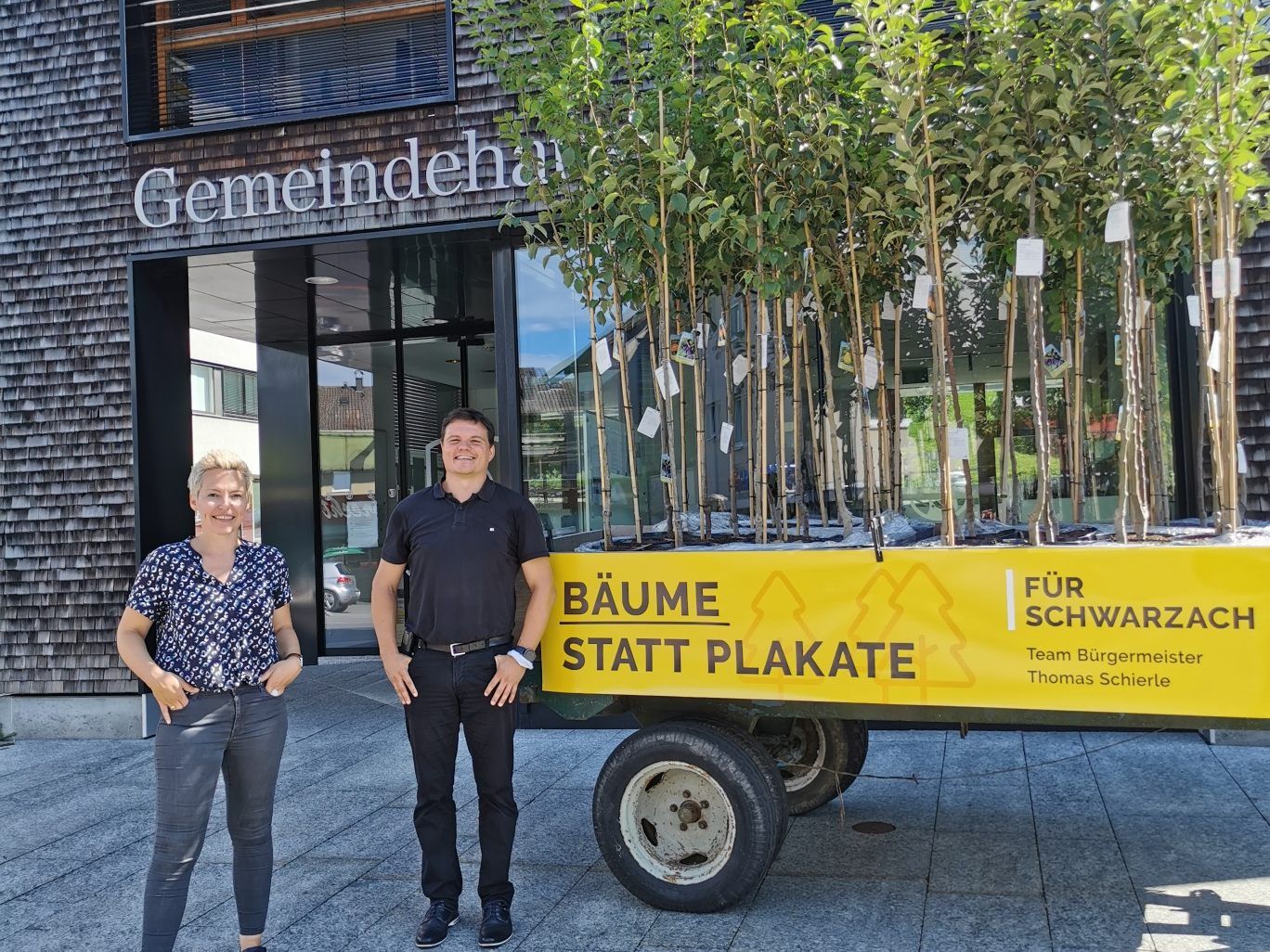 Bäume statt Plakate Bäume statt Plakate