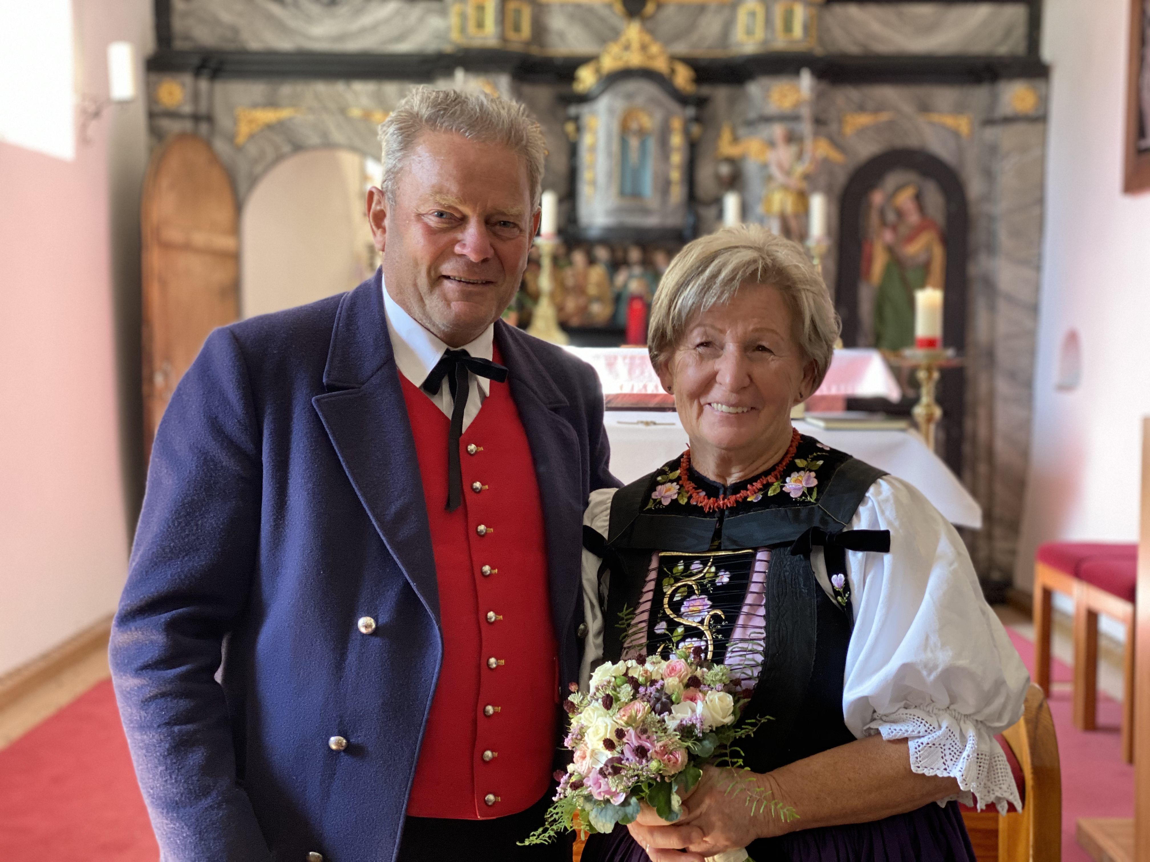 Goldene Hochzeit von Hedwig und Franz Marent im Venser Bild