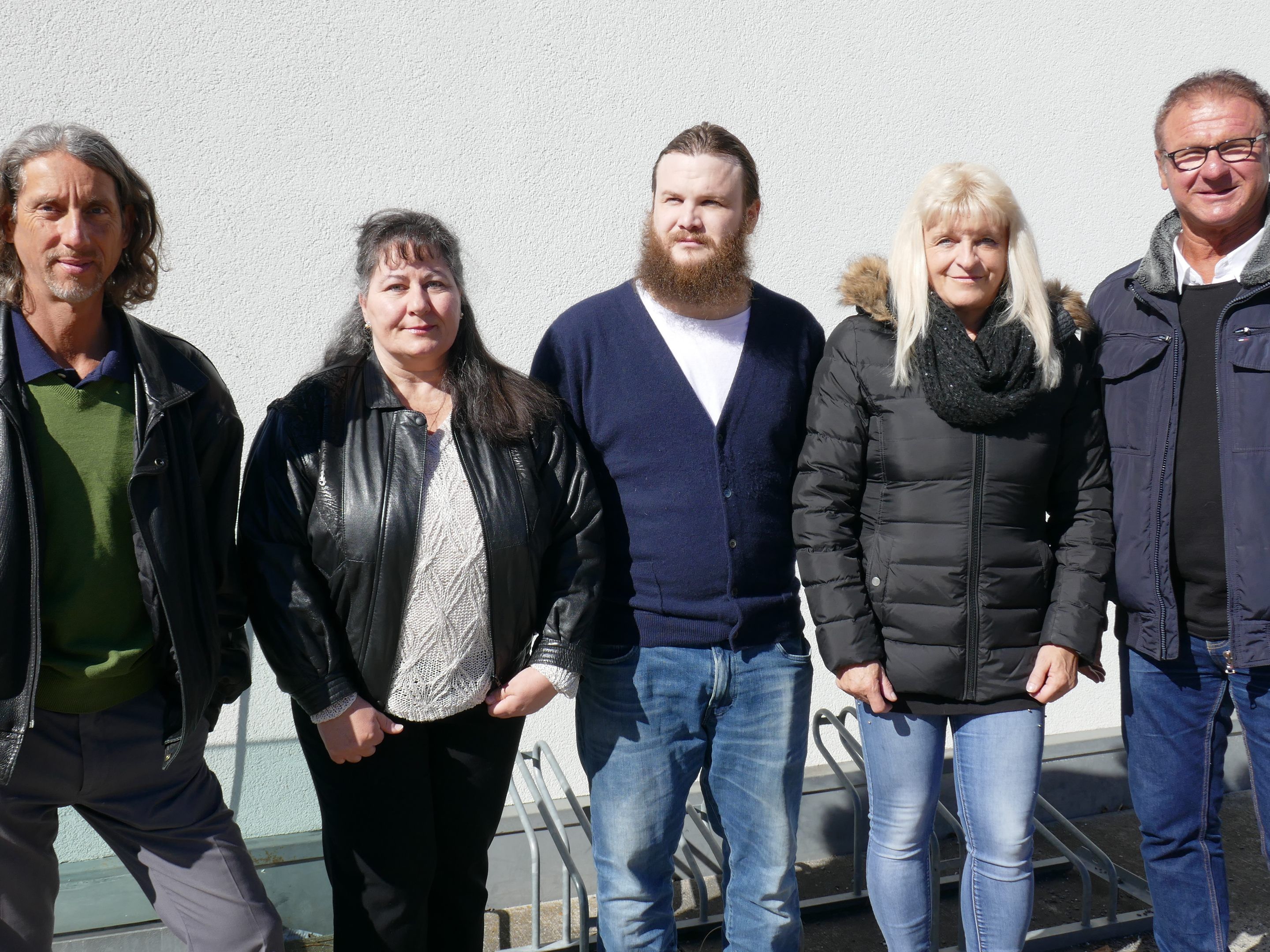v.li. Alexander Nachbaur, Helga Spechtenhauser, Armin Lins, Anna Maria Lins, Friedrich (Fritz) Lins. v.li. Alexander Nachbaur, Helga Spechtenhauser, Armin Lins, Anna Maria Lins, Friedrich (Fritz) Lins.