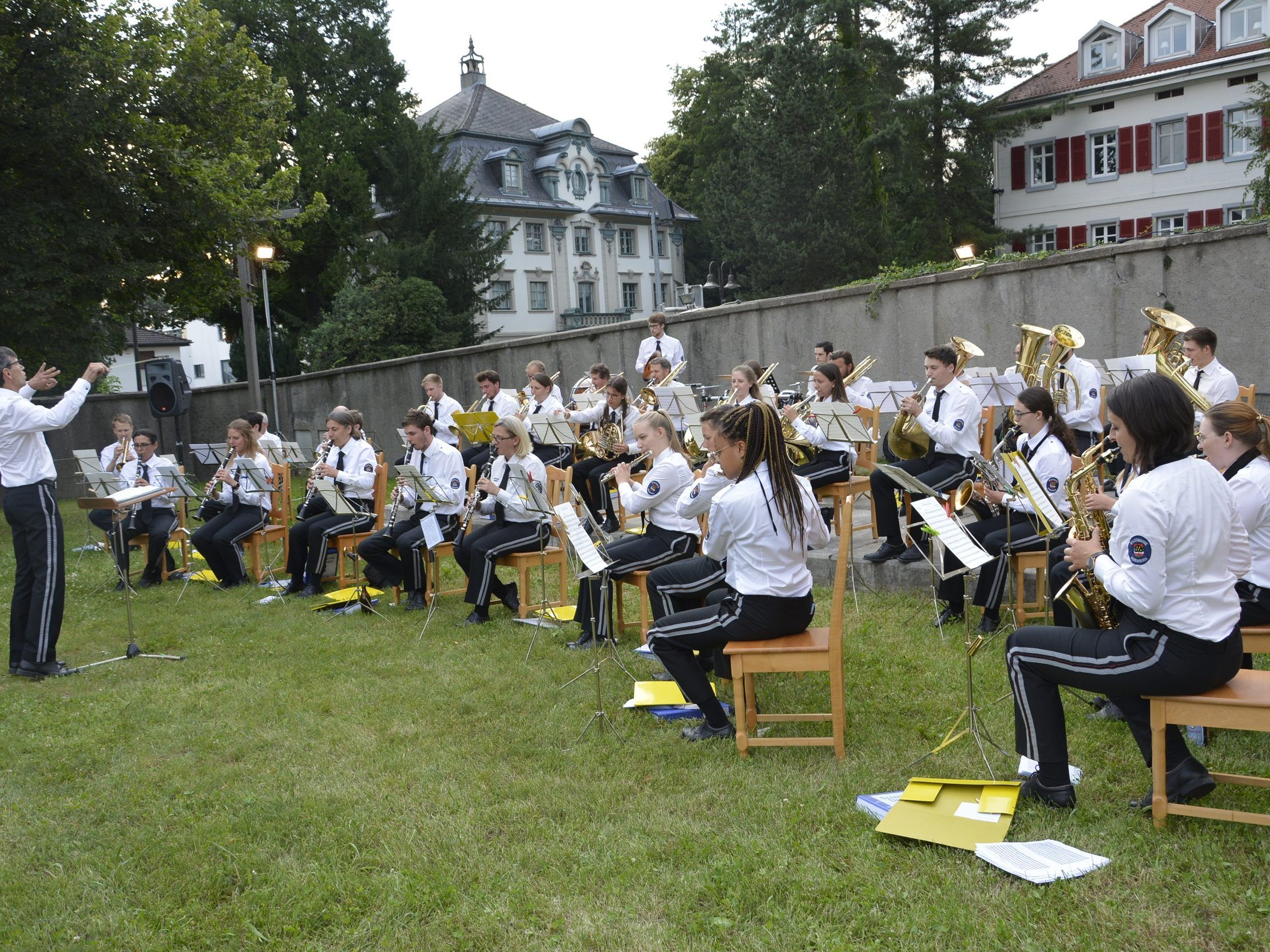 Die Stadtmusik Dornbirn spielt für die Besucher am 18. September ab 17 Uhr bis 19.30 Uhr im Klostergarten.