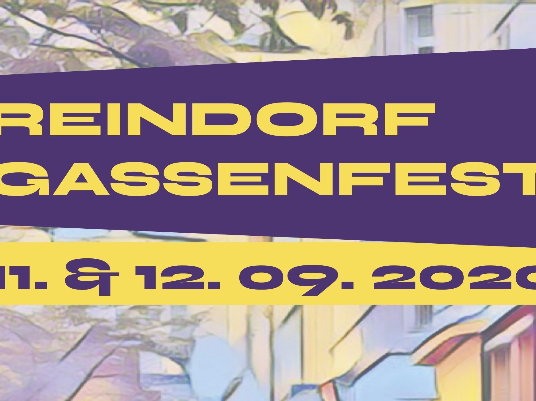 Am kommenden Wochenende findet das Reindorfgassenfest 2020 statt.