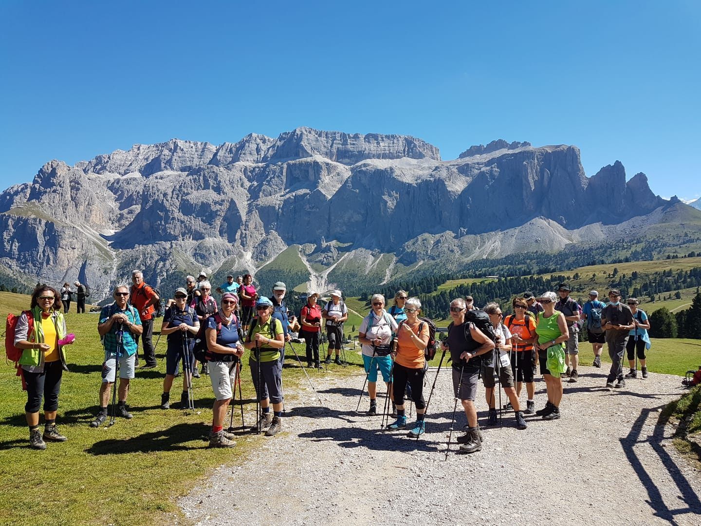 Eine herrliche Woche im Grödnertal erlebten die Wanderfreunde vom Seniorenbund