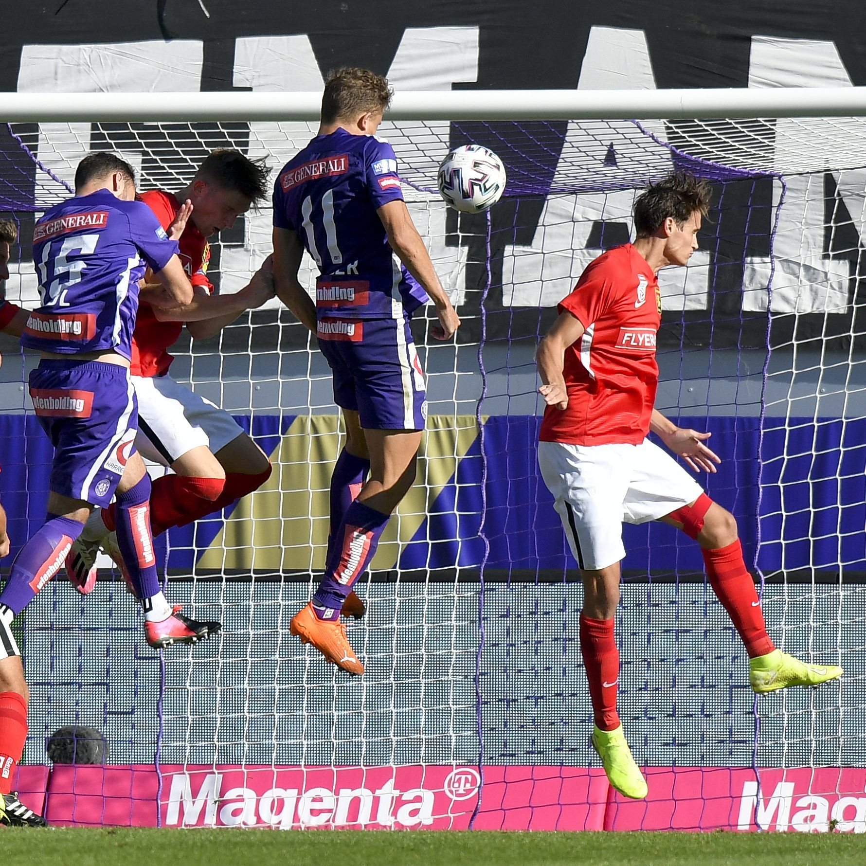 Die Admira erzielte gegen die Wiener Austria den Ausgleich in letzter Sekunde.