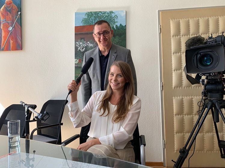 VIENNA.at-Moderatorin Carina Schwarz traf die Wiener Bezirksvorsteher zum Interview.