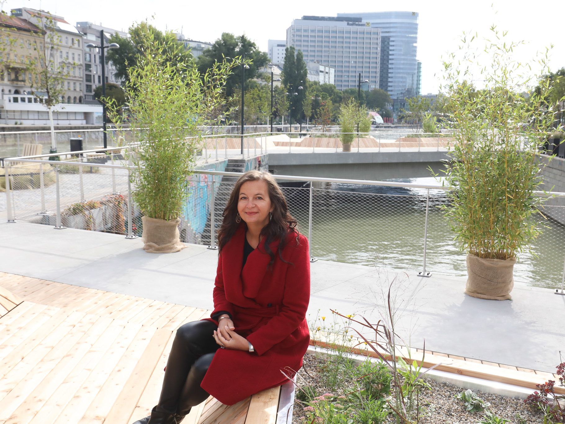 Am Donnerstag wurden die schwimmenden Gärten eröffnet.