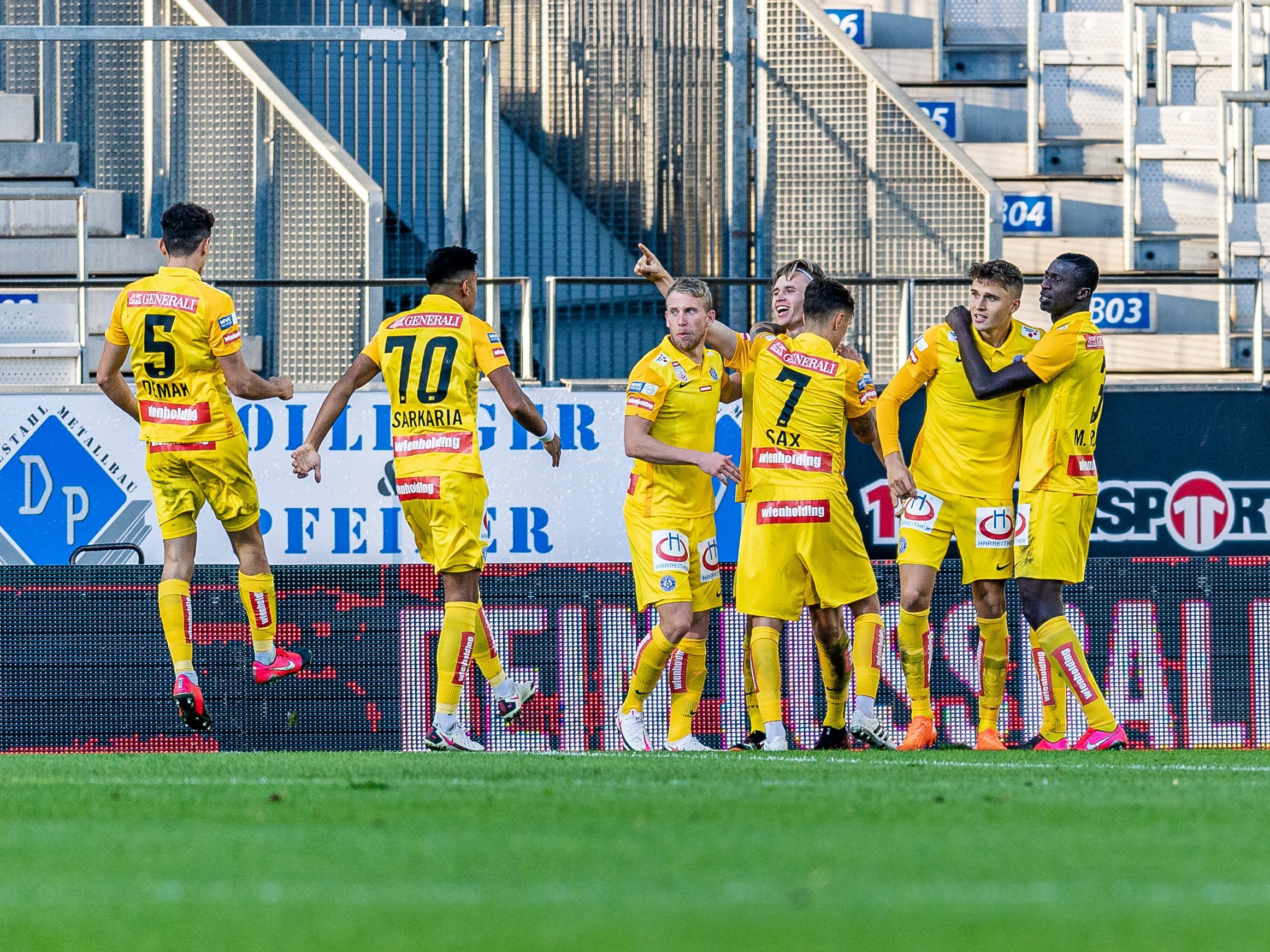 Austria Wien sicherte sich mit dem Sieg über WSG Tirol drei wichtige Punkte.