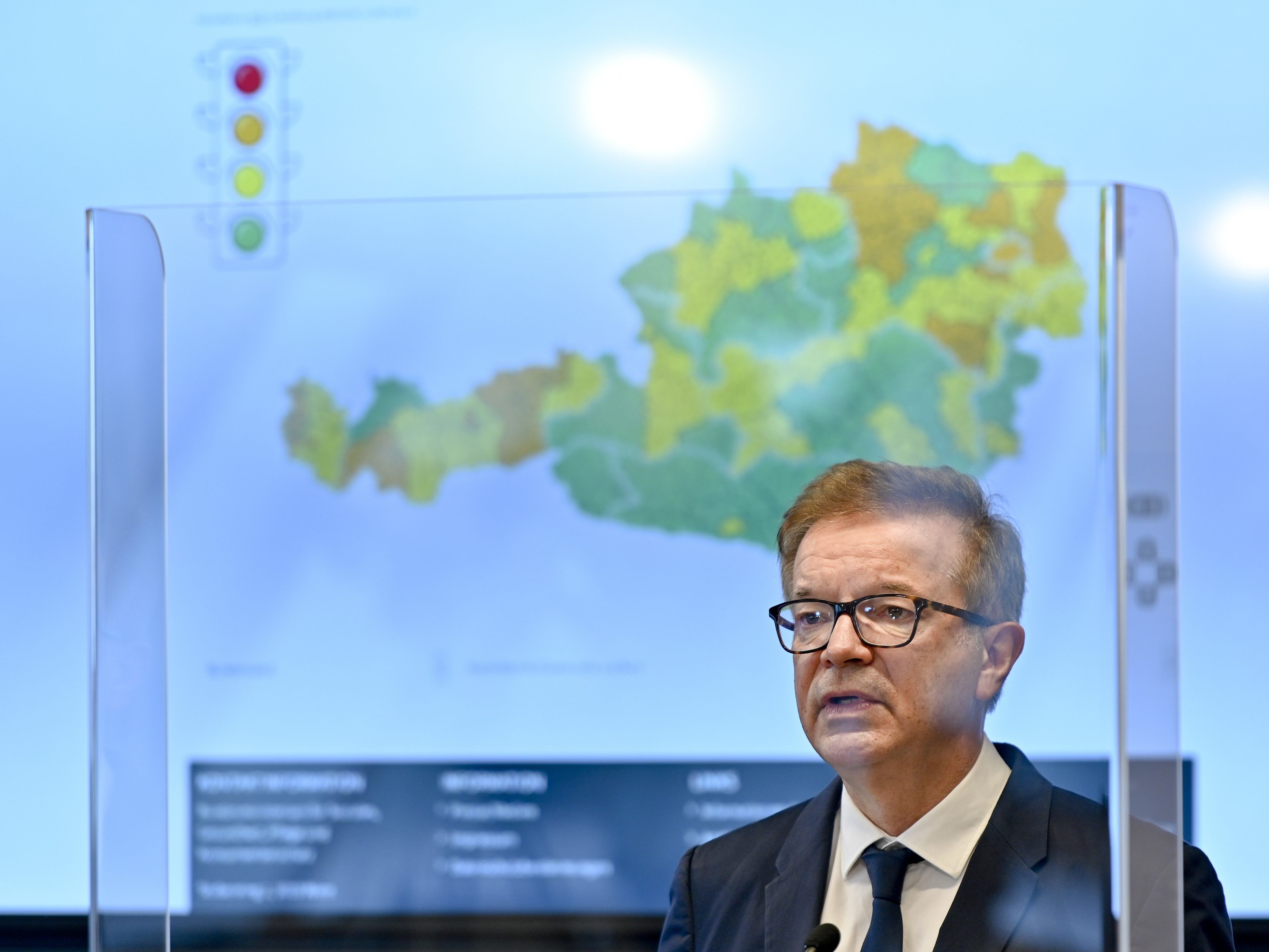 Gesundheitsminister Anschober kommentiert angeblich bevorstehende Rotschaltungen nicht.