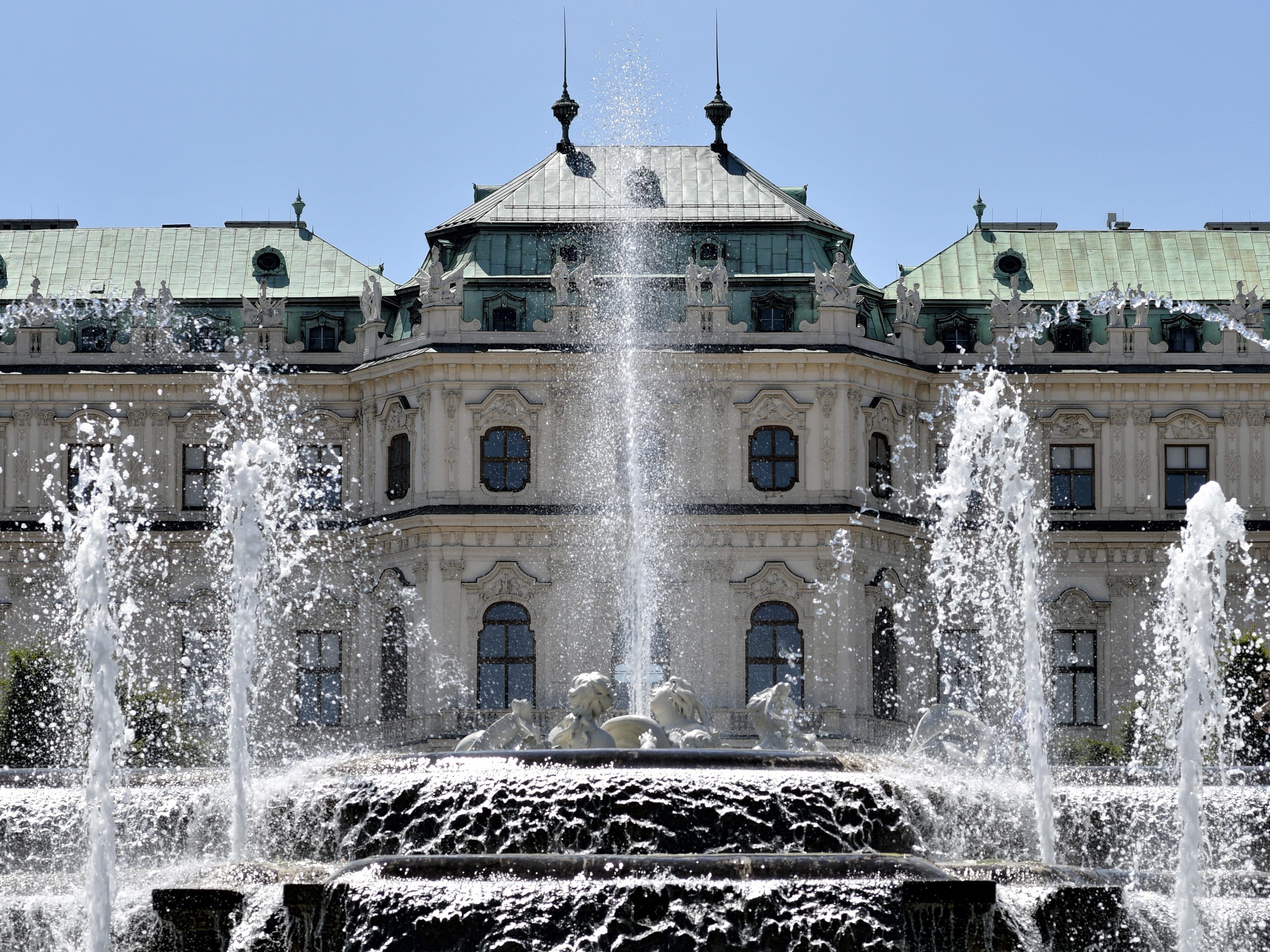 Die Corona-Pandemie sorgt für einen Einbruch der Besucherzahlen im Belvedere.