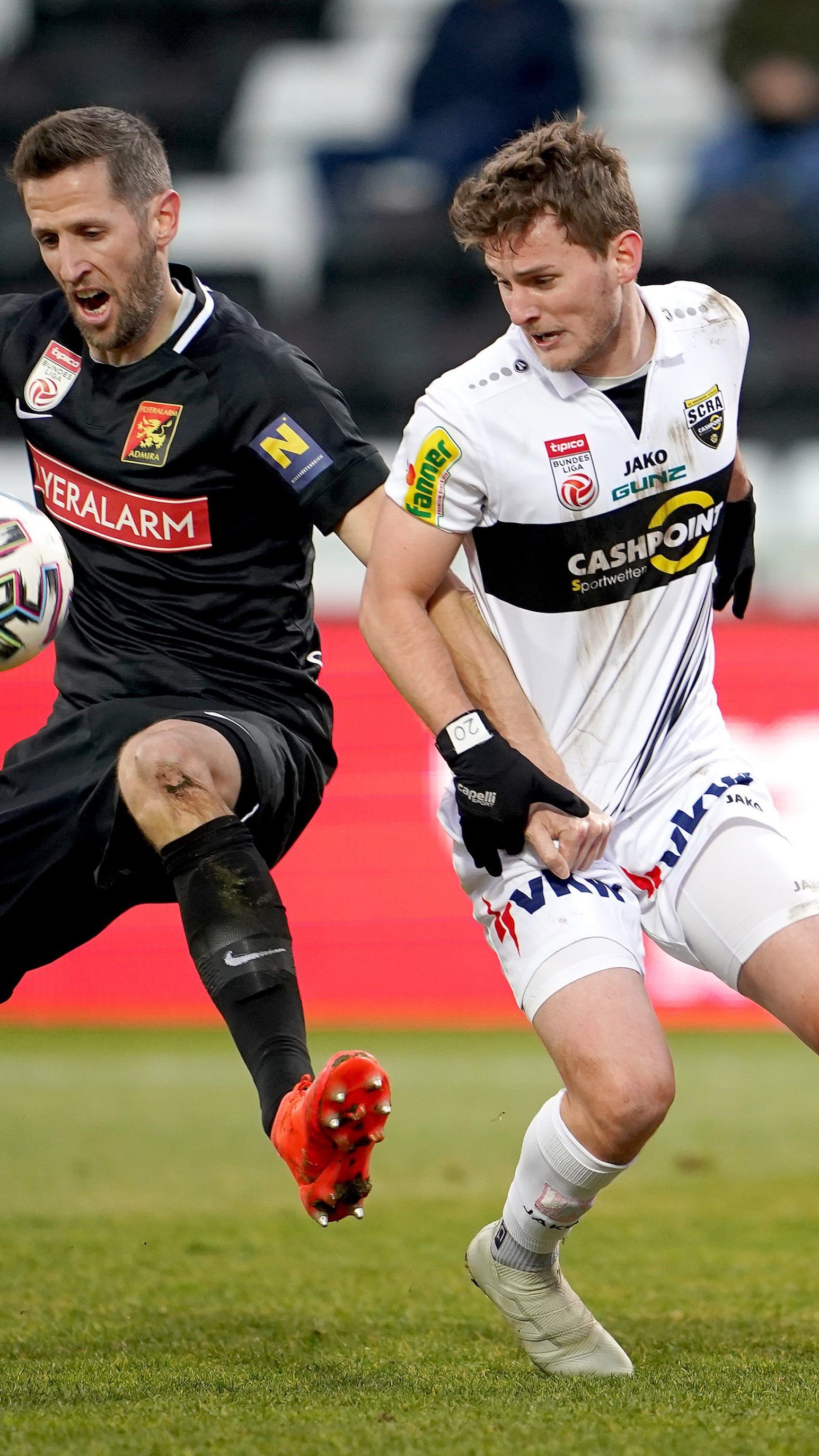 Vorarlberger sechs Liga-Spiele in Folge und sieben Spiele gegen Admira sieglos