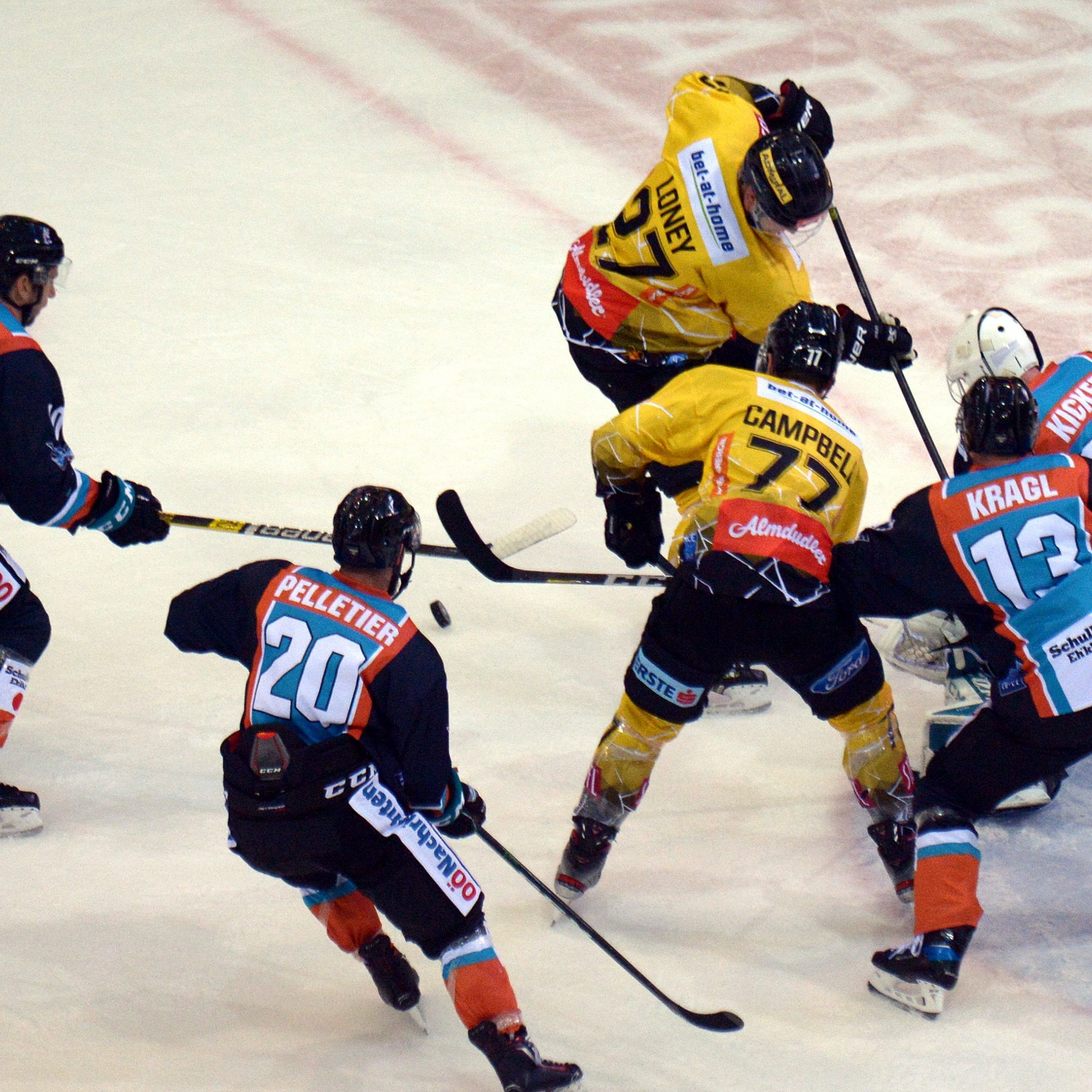 Die Vienna Captials konnten sich an die Tabellenspitze spielen.