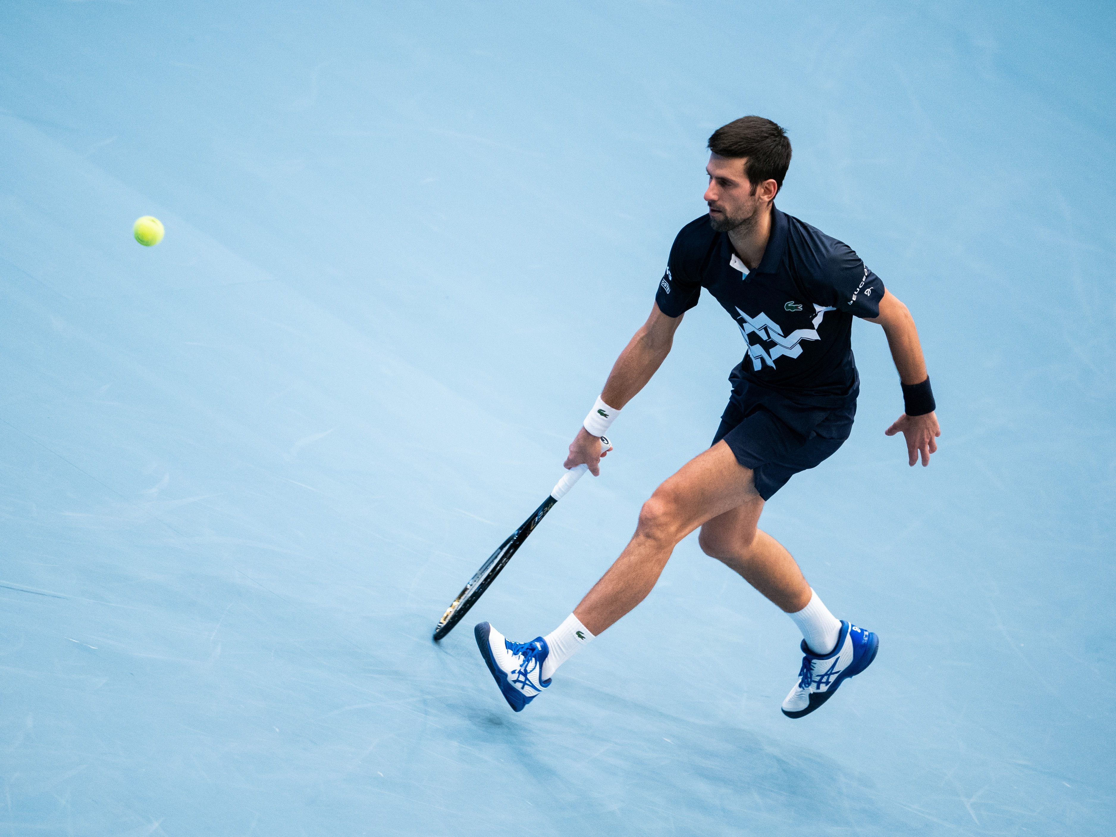Djokovic musste sich Lucky Loser Sonego in zwei Sets beugen. Djokovic musste sich Lucky Loser Sonego in zwei Sets beugen.