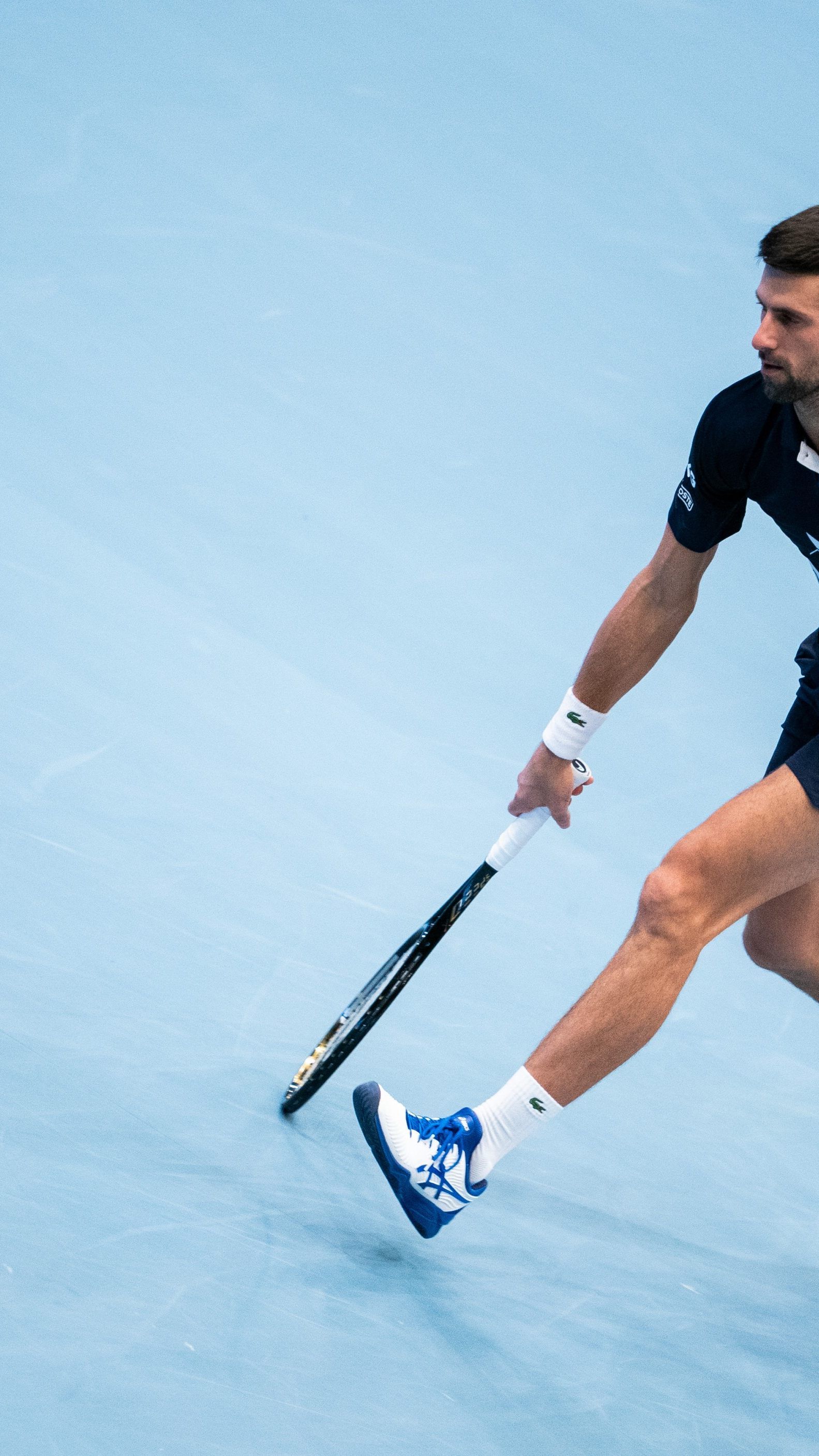 Djokovic musste sich Lucky Loser Sonego in zwei Sets beugen.