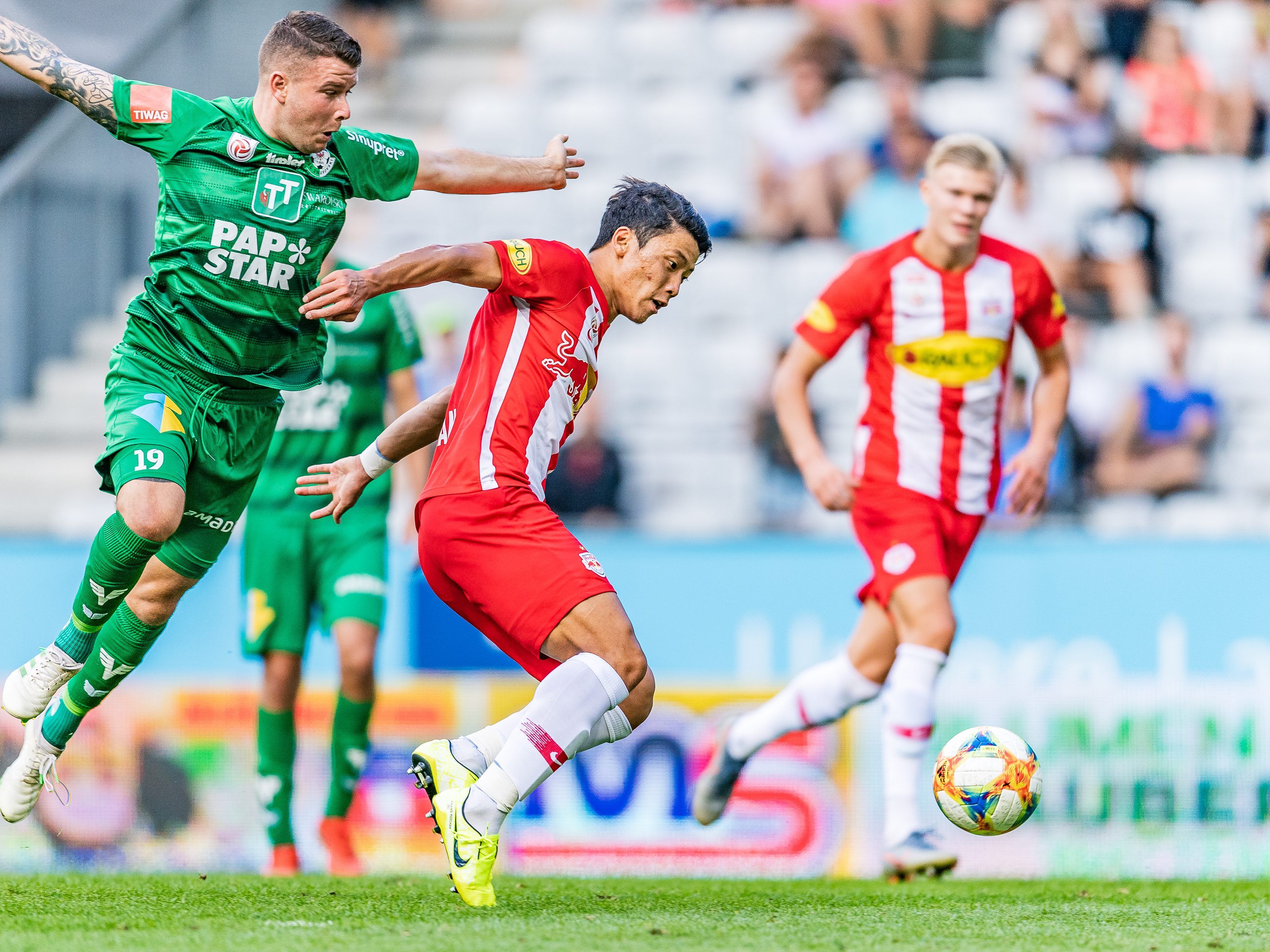 LIVE-Ticker zum Spiel FC Red Bull Salzburg gegen WSG Tirol ab 17.00 Uhr.