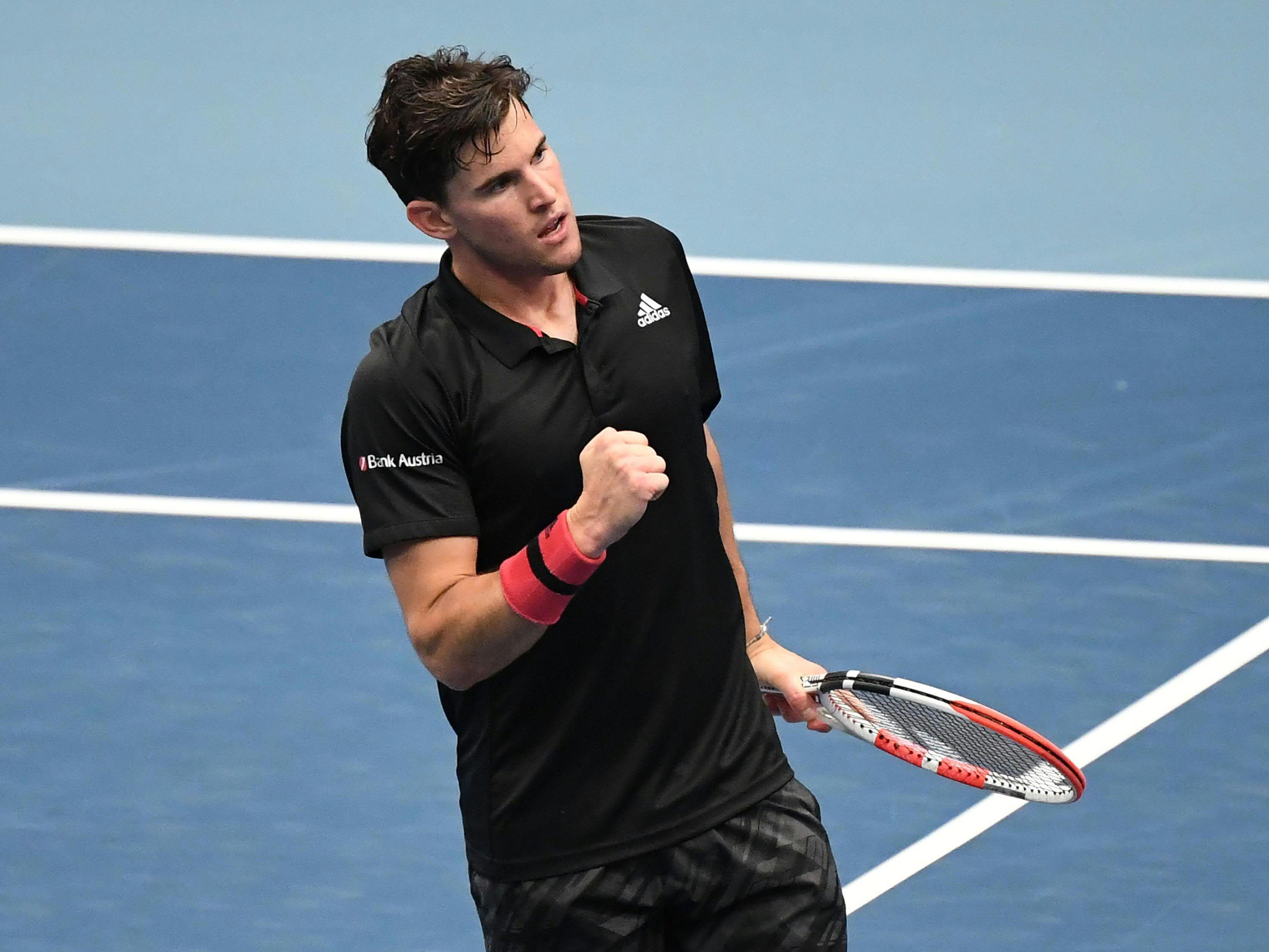 Dominic Thiem ist am Donnerstag einen Schritt näher in Richtung erfolgreiche Titelverteidigung gegangen.
